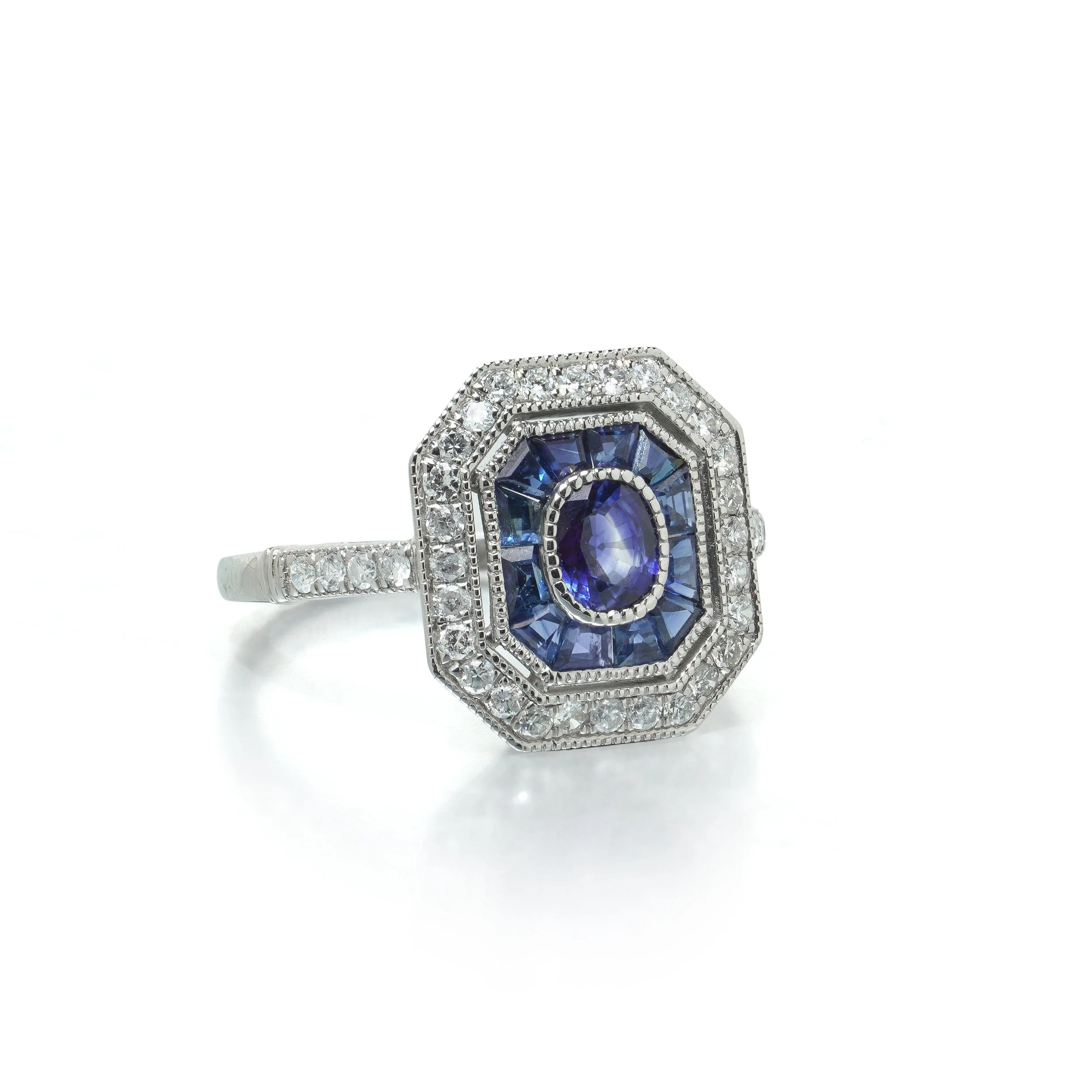 art-deco-style-platinum-sapphire-and-diamond-octagonal-target-ring-02-view2-Mozeris-Fine-Antiques.jpg