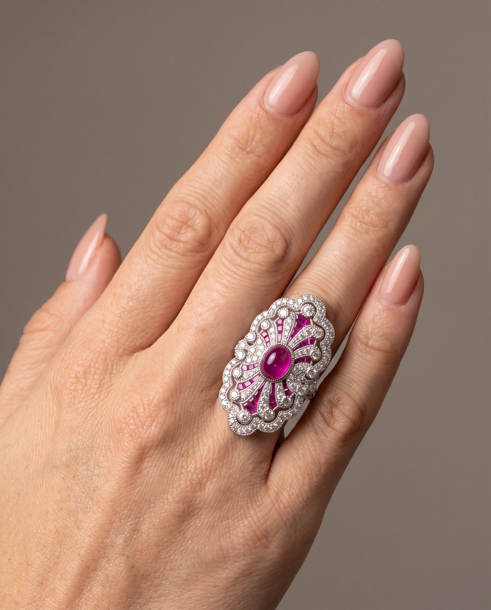 art-deco-style-platinum-151ct-burmese-ruby-and-diamond-plaque-ring-worn1-Mozeris-Fine-Antiques.jpg