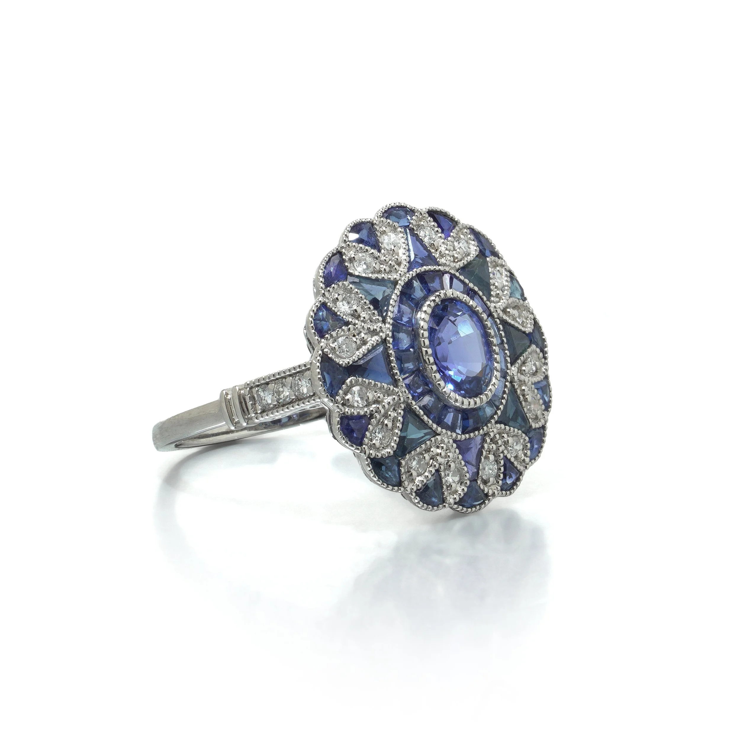 art-deco-style-platinum-sapphire-and-diamond-scalloped-cluster-ring-03-view3-Mozeris-Fine-Antiques.jpg