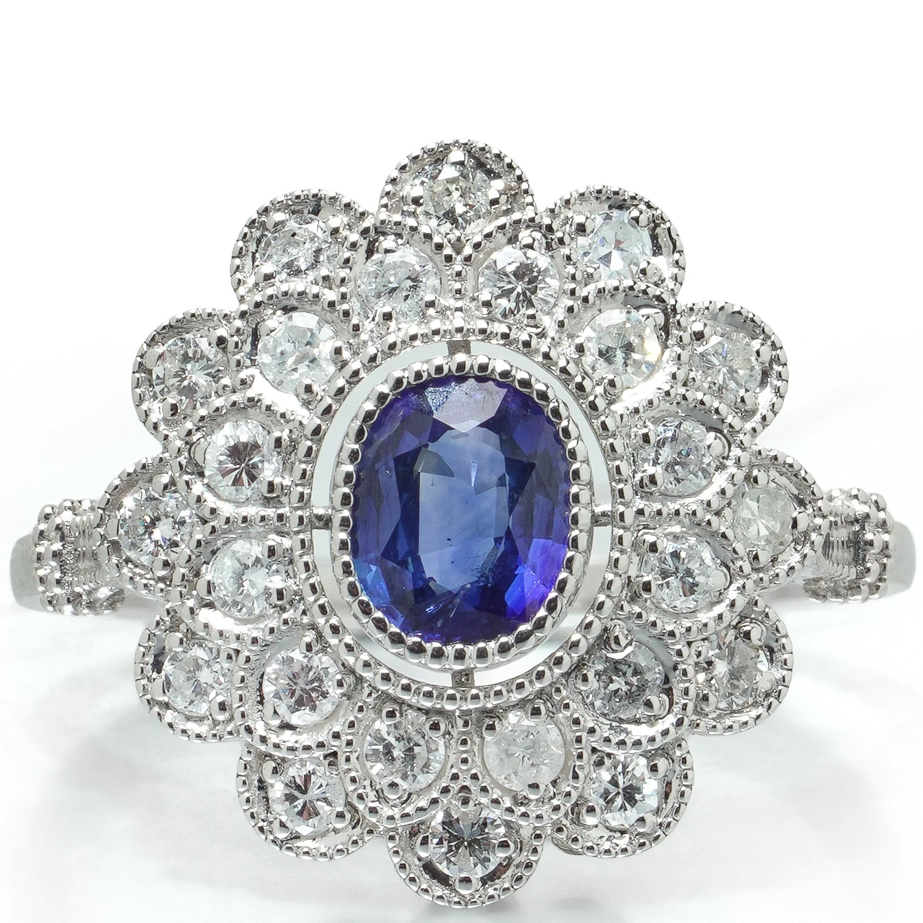 art-deco-style-platinum-ceylon-sapphire-and-diamond-flowerhead-cluster-ring-05-head-Mozeris-Fine-Antiques.jpg