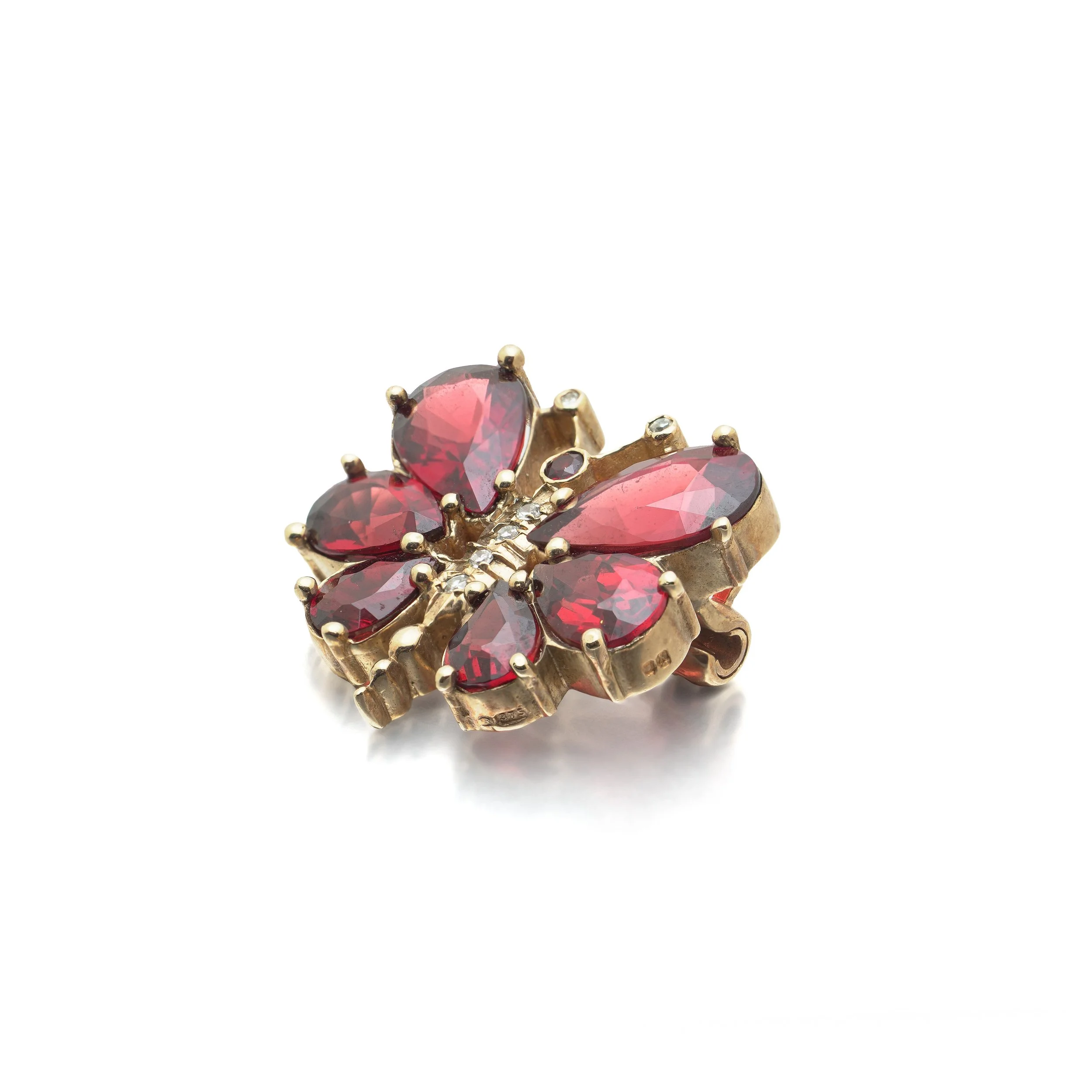 Garnet-Diamond-Butterfly-Brooch-9KT-Gold-03-view3-Mozeris-Fine-Antiques.jpg