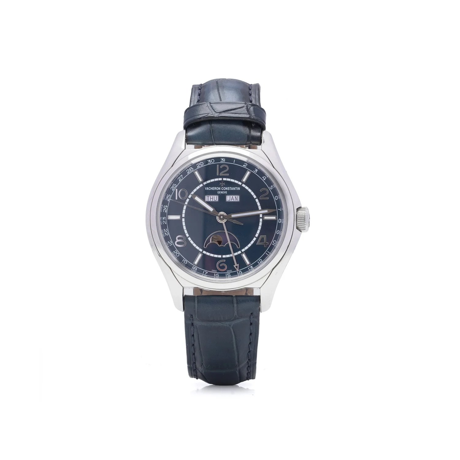 Vacheron Constantin Fiftysix Complete Calendar ref. 4000E with blue dial