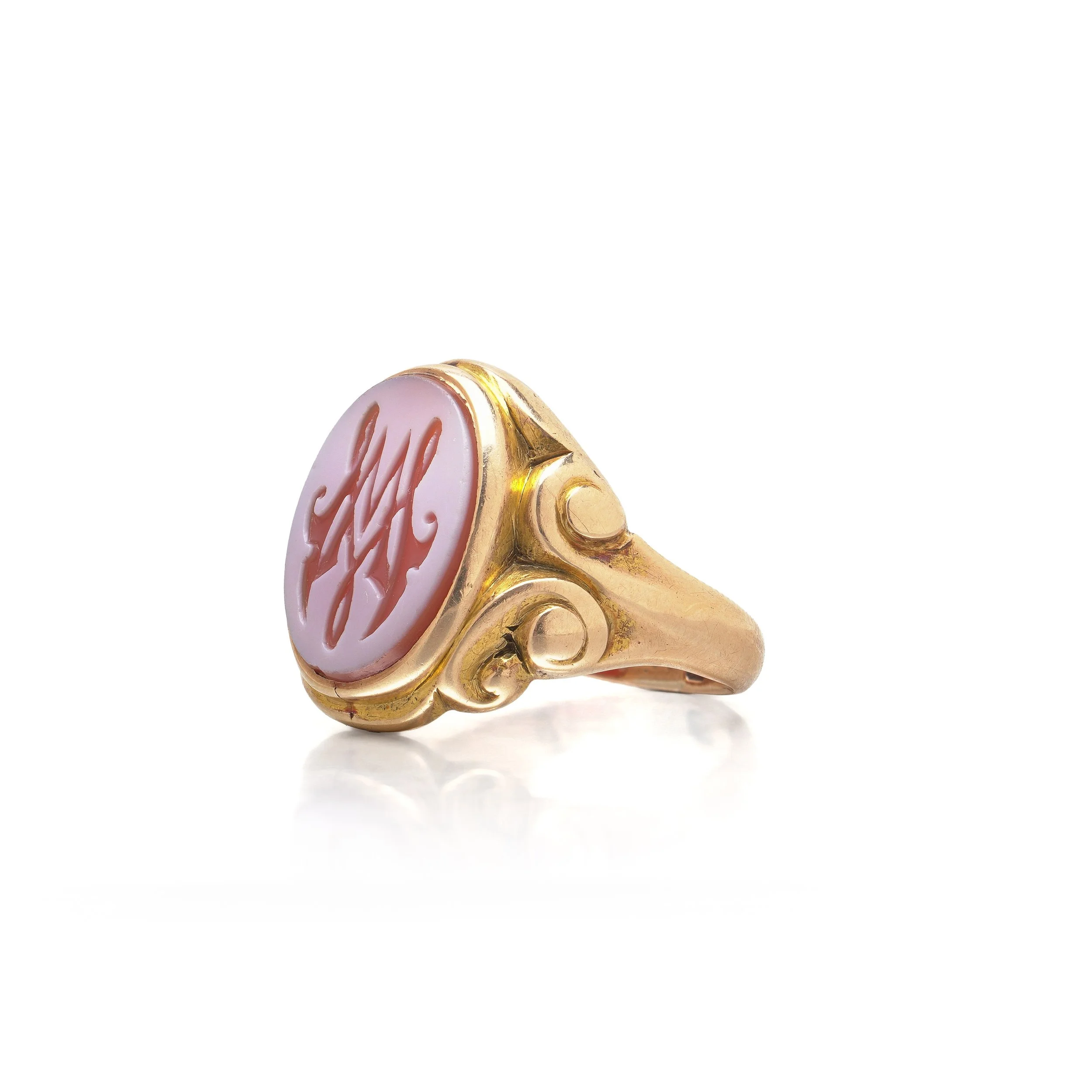 Carnelian-Intaglio-Monogram-Signet-Ring-Gold-03-view3-Mozeris-Fine-Antiques.jpg