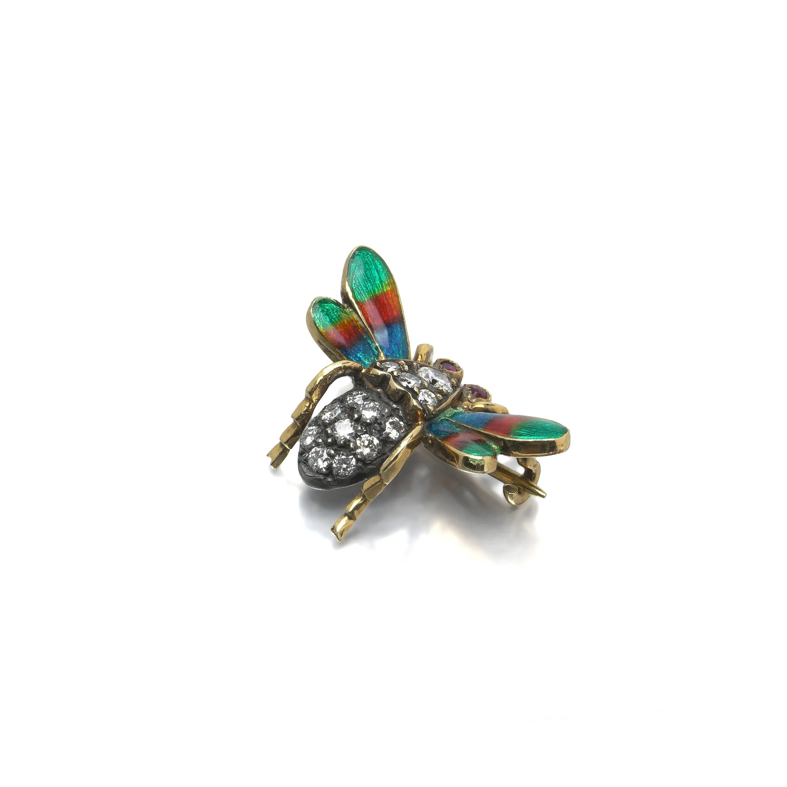 Victorian-Enamel-Diamond-Bee-Brooch-Gold-and-Silver-03-view3-Mozeris-Fine-Antiques.jpg