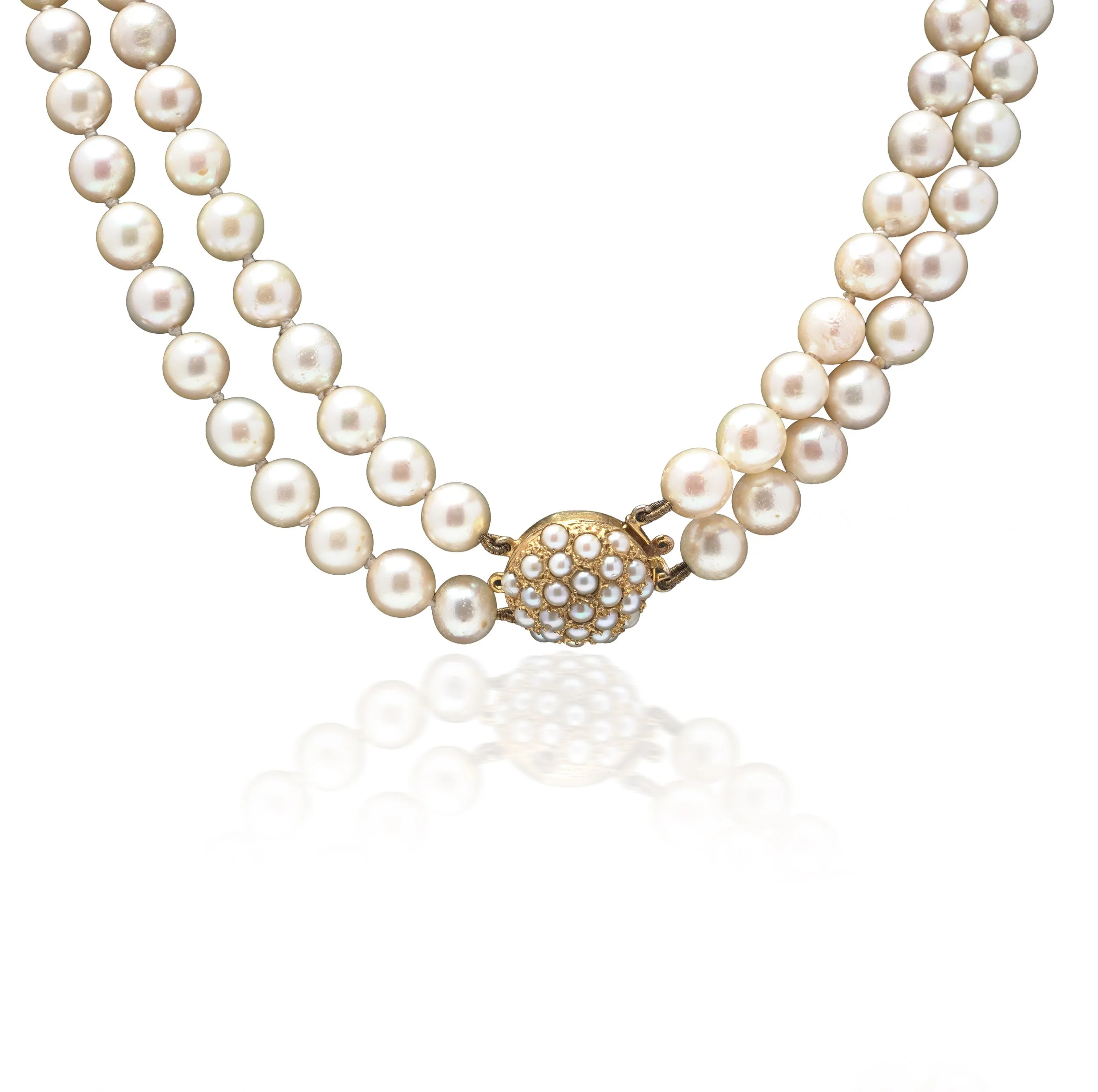 Cultured-Pearl-Double-Strand-Necklace-with-Gold-Clasp-04-view4-Mozeris-Fine-Antiques.jpg