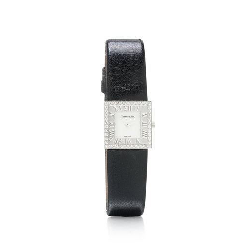 Tiffany & Co. Atlas Diamond Watch, 18KT White Gold