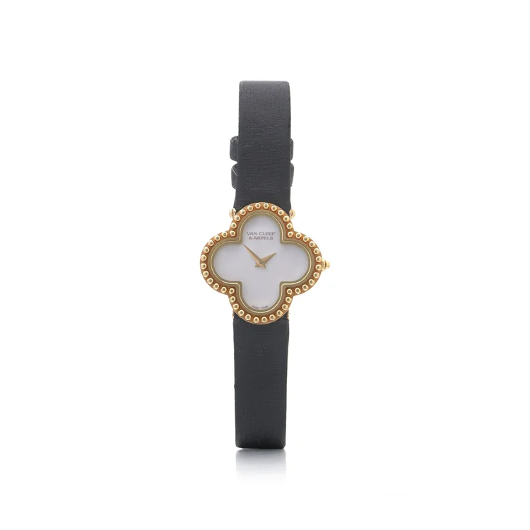 Van Cleef & Arpels Alhambra 18KT Gold Mother-of-Pearl Ladies Watch, Ref. HH56391