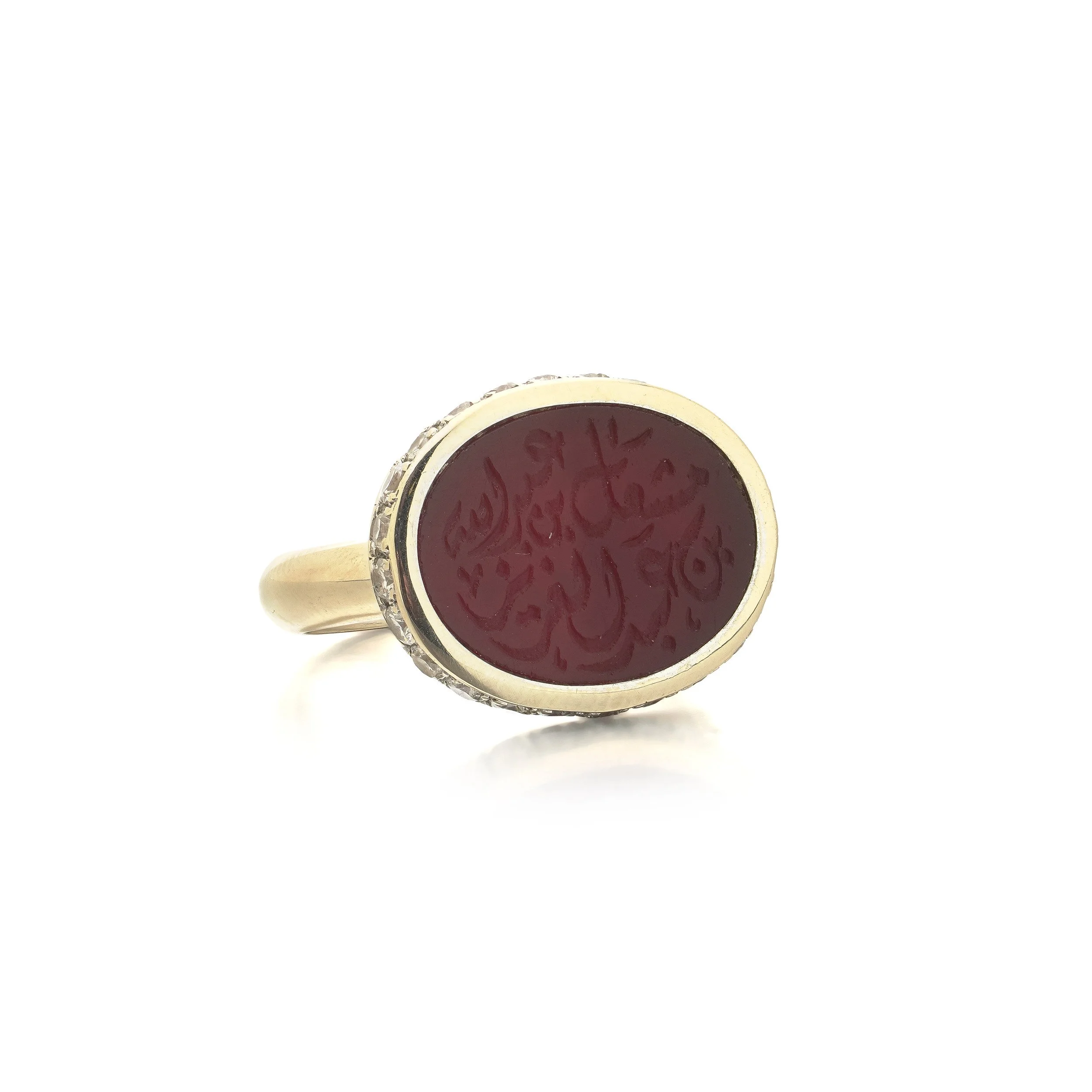 18KT-Gold-Carnelian-Arabic-Intaglio-and-Diamond-Signet-Ring-01.jpg