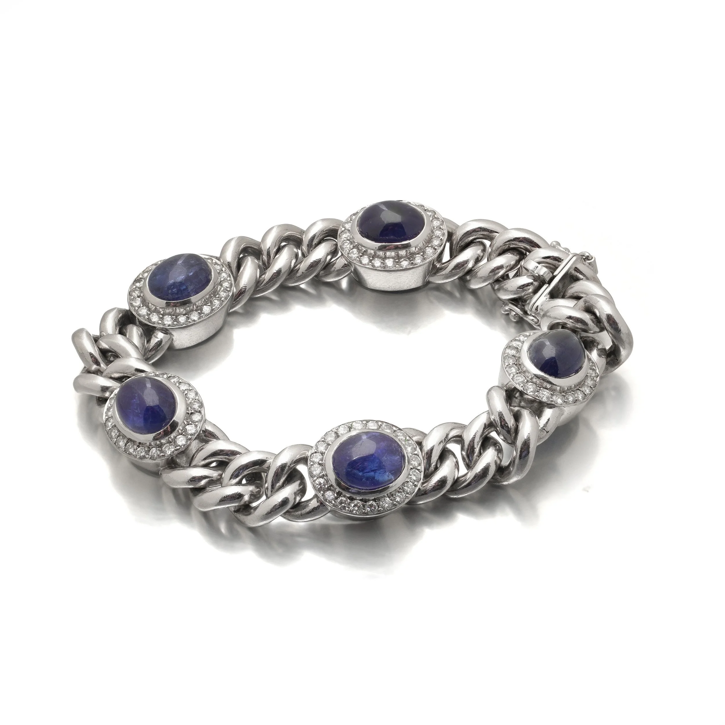 Natural-Sapphire-Cabochon-and-Diamond-Curb-Link-Bracelet-18KT-White-Gold-03.jpg