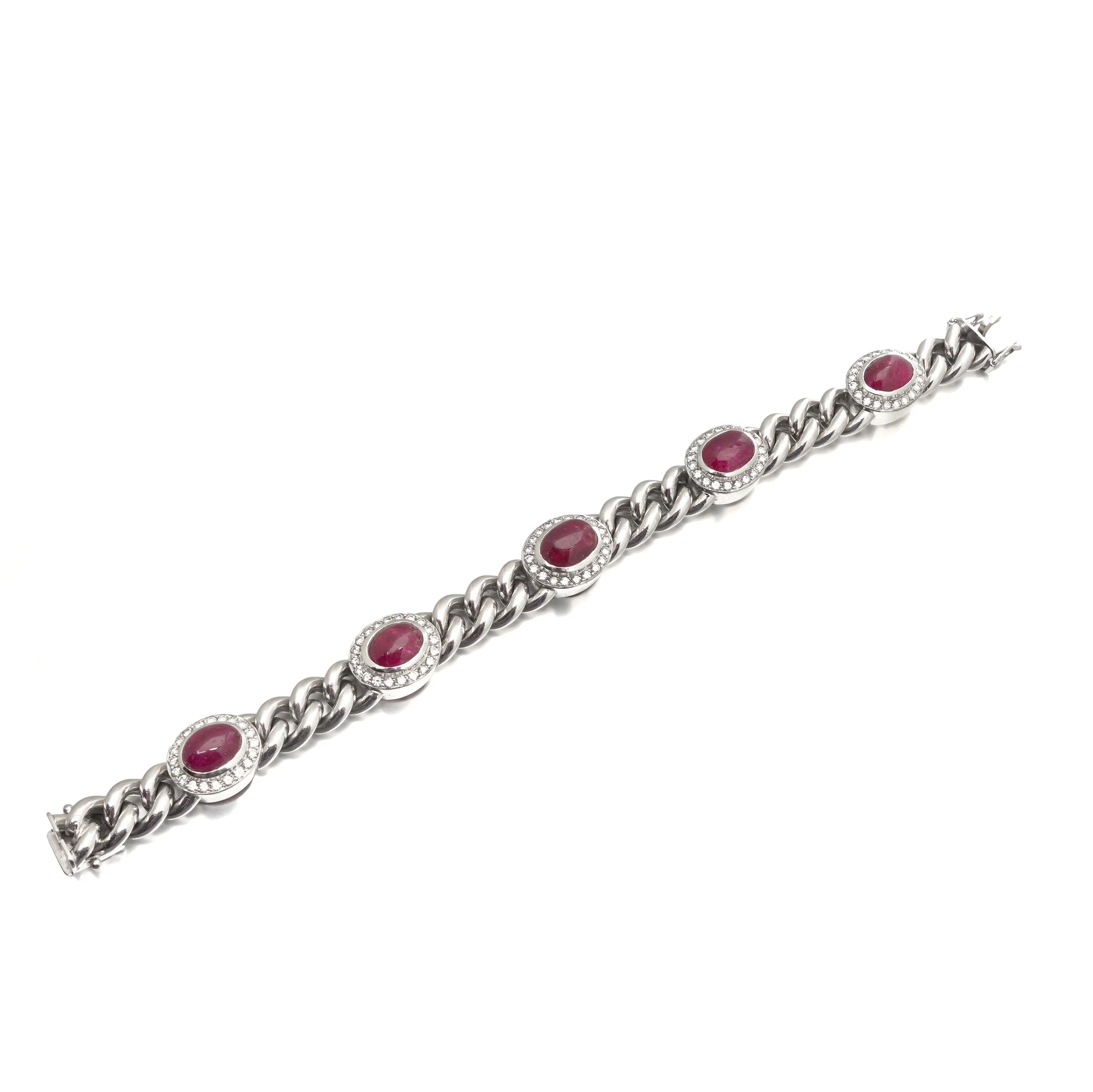 Natural-Ruby-Cabochon-and-Diamond-Curb-Link-Bracelet-18KT-White-Gold-01.jpg
