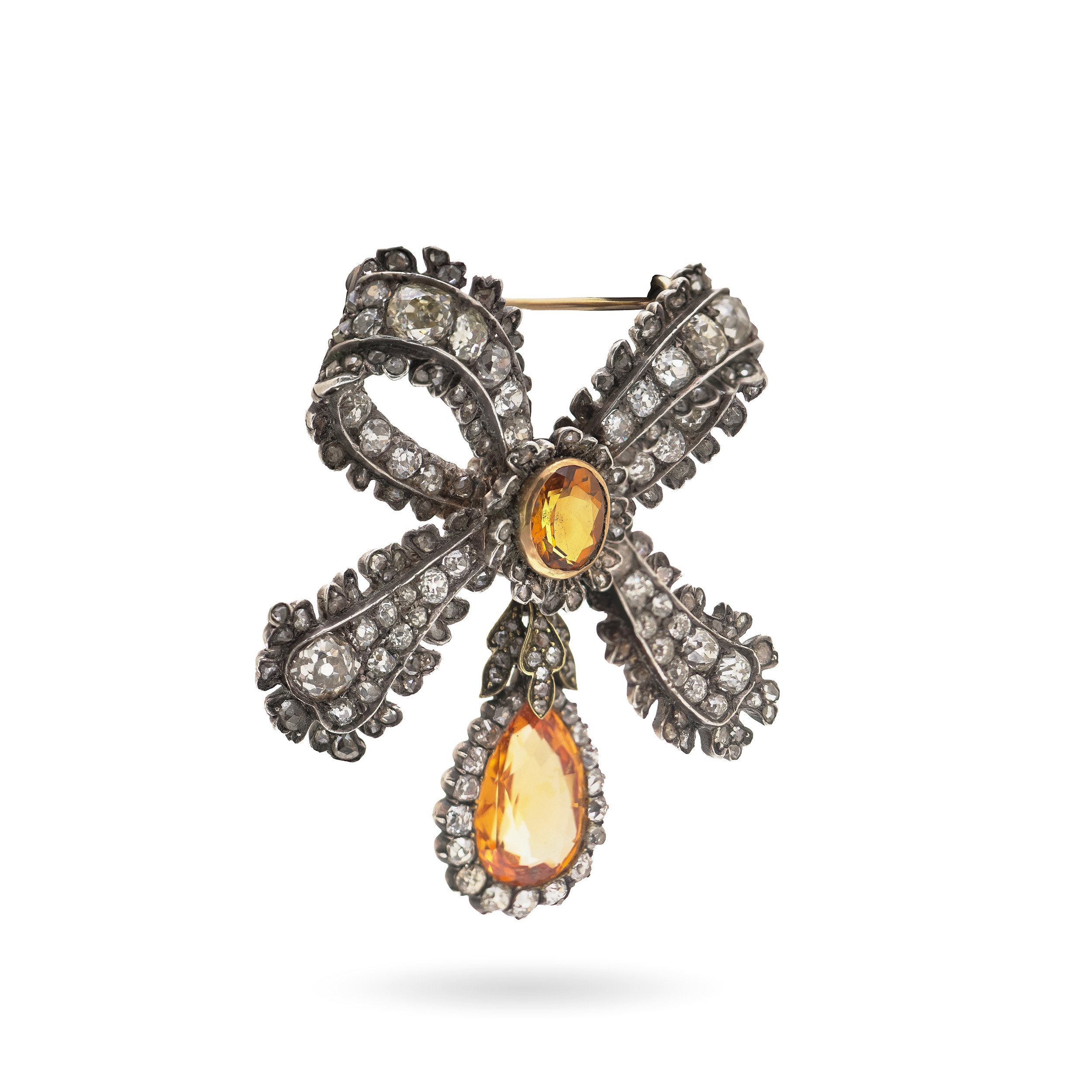 Antique-Victorian-Diamond-and-Citrine-Bow-Brooch-Silver-and-Gold-02.jpg