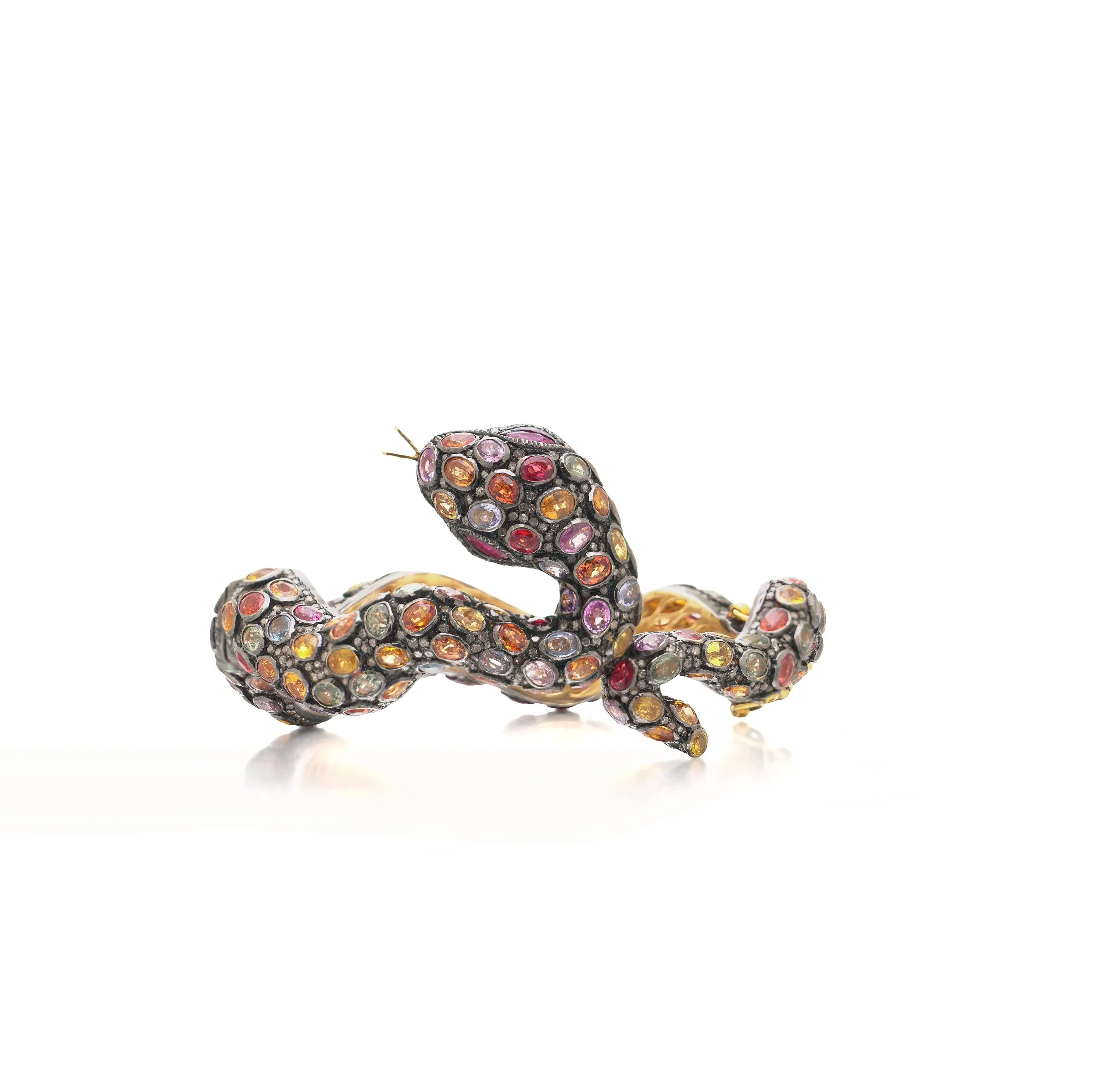 Serpent-Bangle-in-Silver-and-Silver-Gilt-Multi-Coloured-Sapphires-and-Rose-Cut-Diamonds-01.jpg