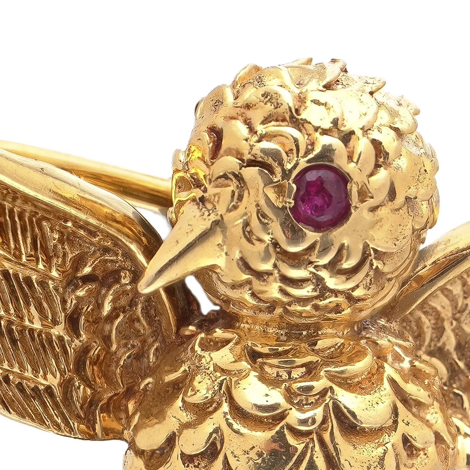 Boucheron-Paris-18KT-Gold-Bird-Brooch-with-Ruby-Eye-Signed-and-Numbered-02-detail-ruby-eye-head.jpg