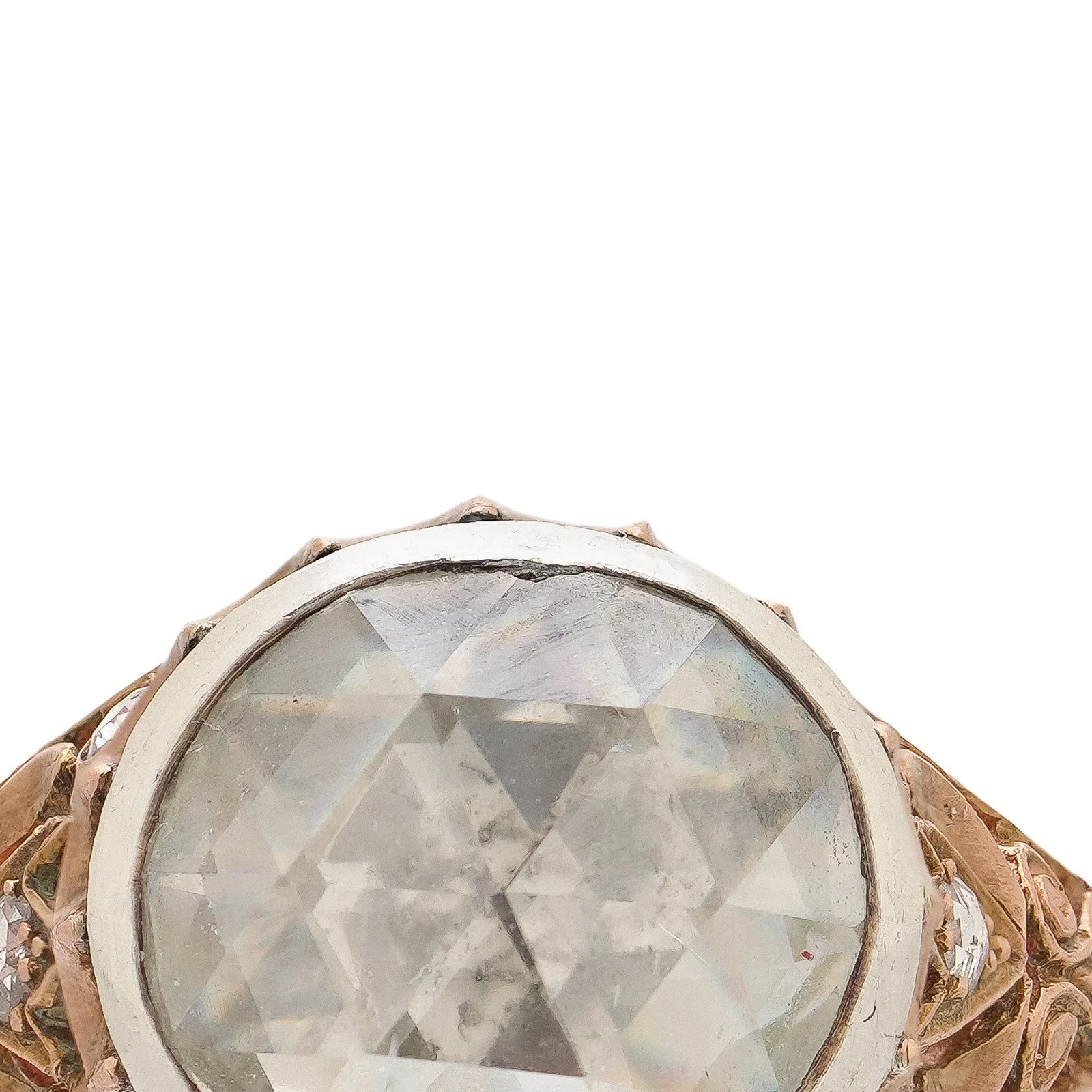 Georgian-Rose-Cut-Diamond-Ring-Victorian-15KT-Gold-Shank-03-detail-rose-cut-diamond.jpg