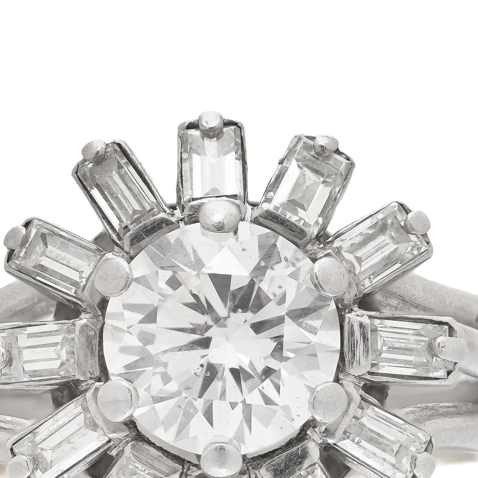 1950s-Platinum-Diamond-Cluster-Ring-1-33-Carat-Centre-with-Baguettes-03-detail-flower-head.jpg