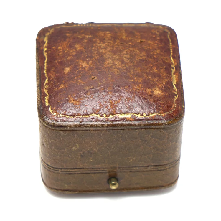 Vintage 1930s Garrard & Co. Ring Box, Calcutta and London
