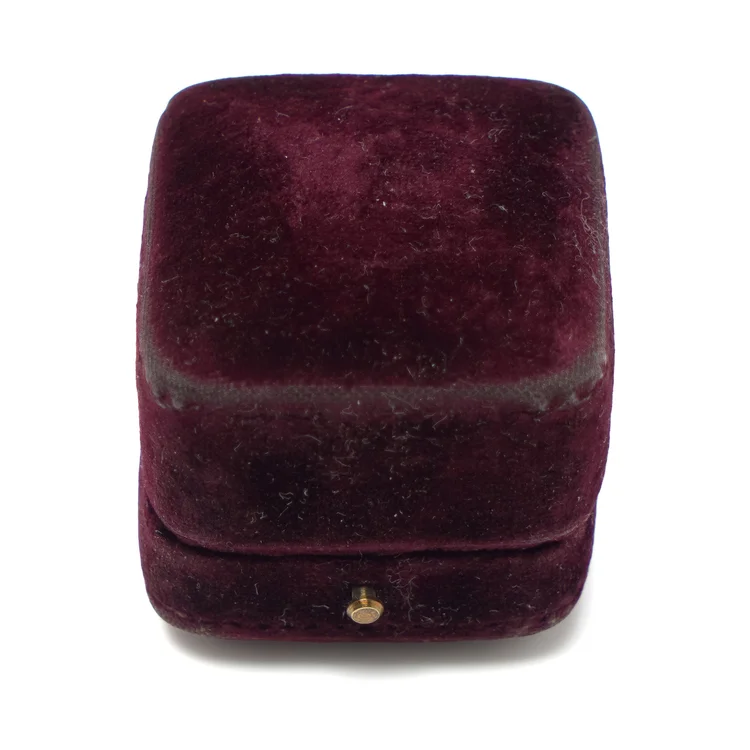 Vintage Clading & Co. Velvet Ring Box, Brighton