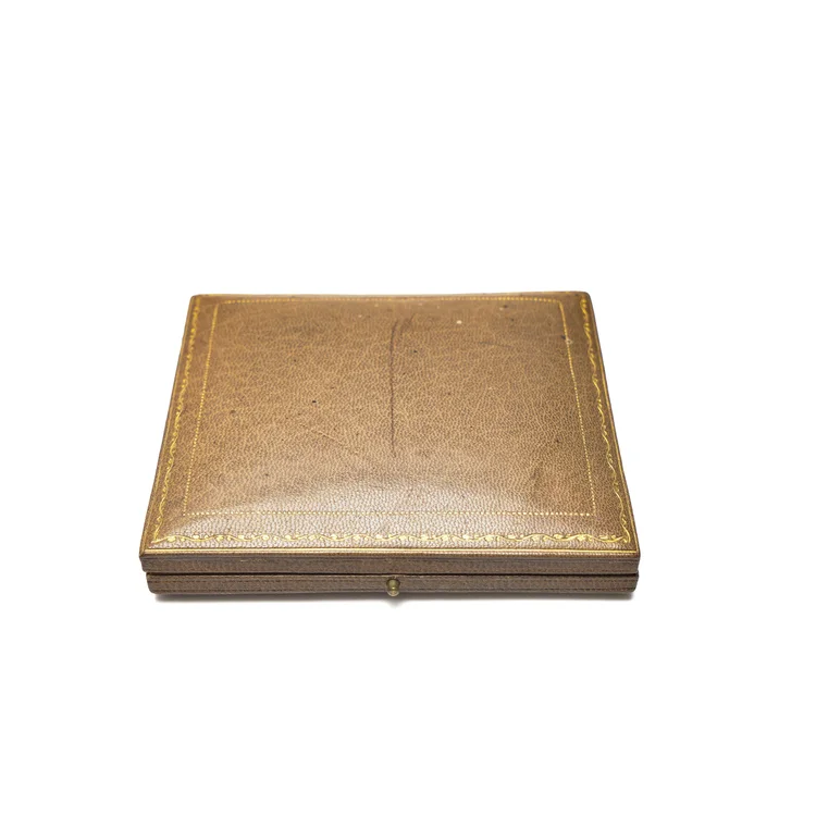 Antique Goldsmiths & Silversmiths Company Large Brooch Box, 112 Regent Street