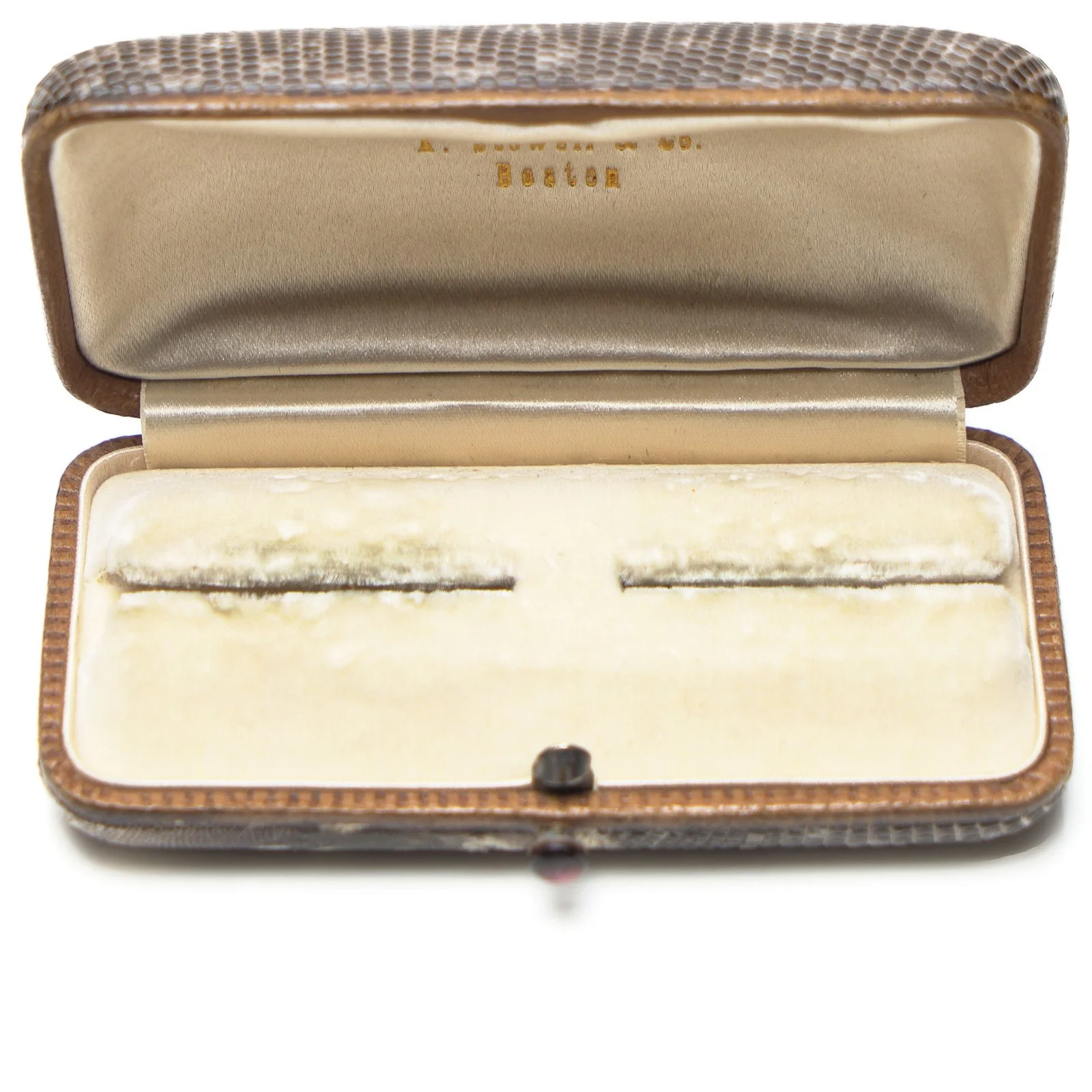 Vintage-A-Stowell-and-Co-Boston-Cufflink-Box-Lizard-Skin-06-detail-stowell-boston-signature.jpg