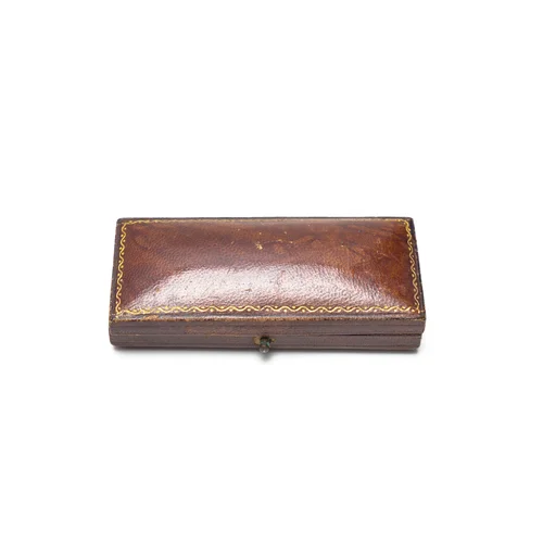 Antique James Ness Edinburgh Brooch Box, Successor to Wm Ballantyne