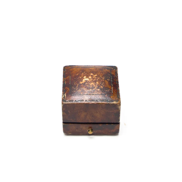 Antique Walter Davies & Sons Diamond Merchants Ring Box, London
