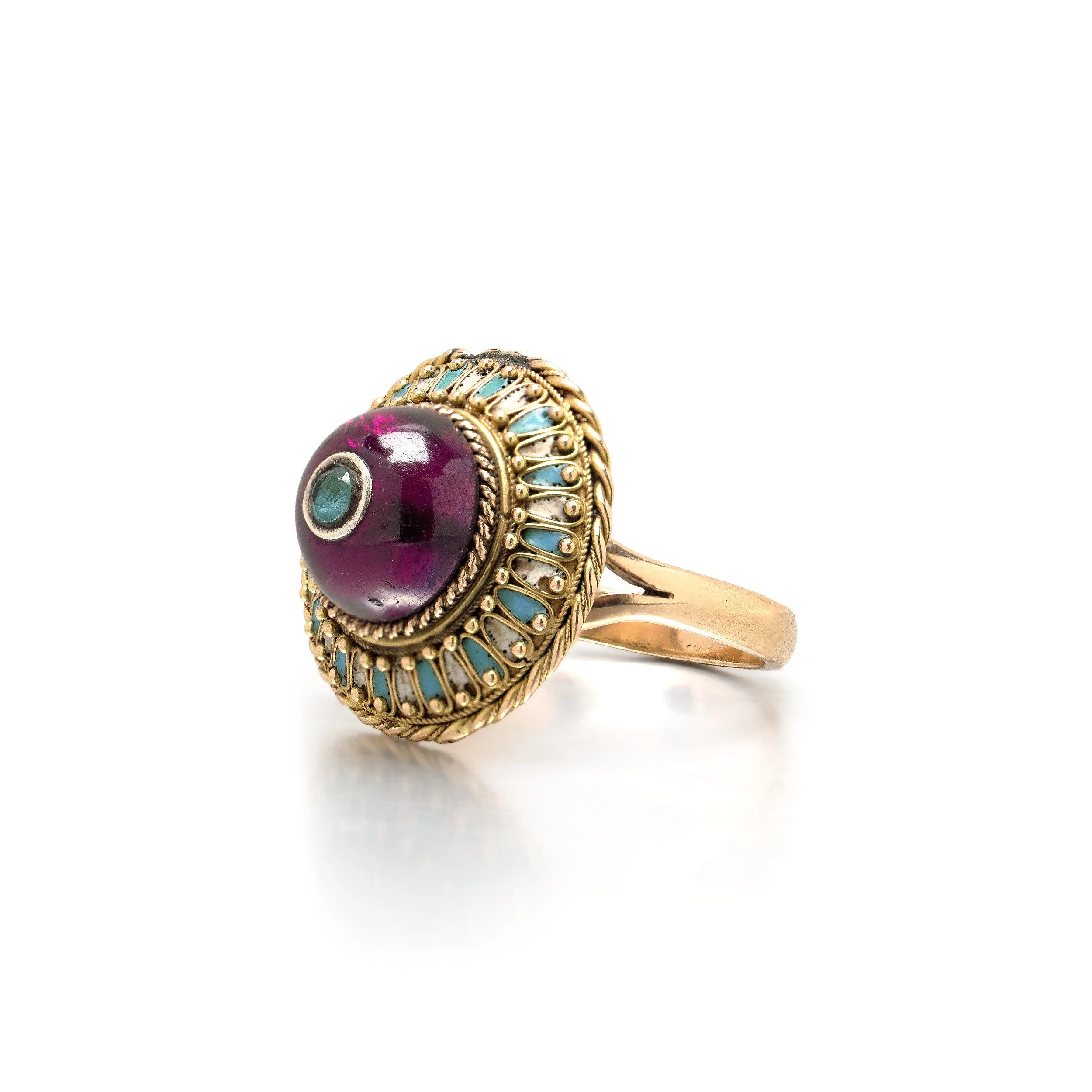 9kt-gold-cabochon-amethyst-and-enamel-cluster-ring-turquoise-and-white-04-128.jpg