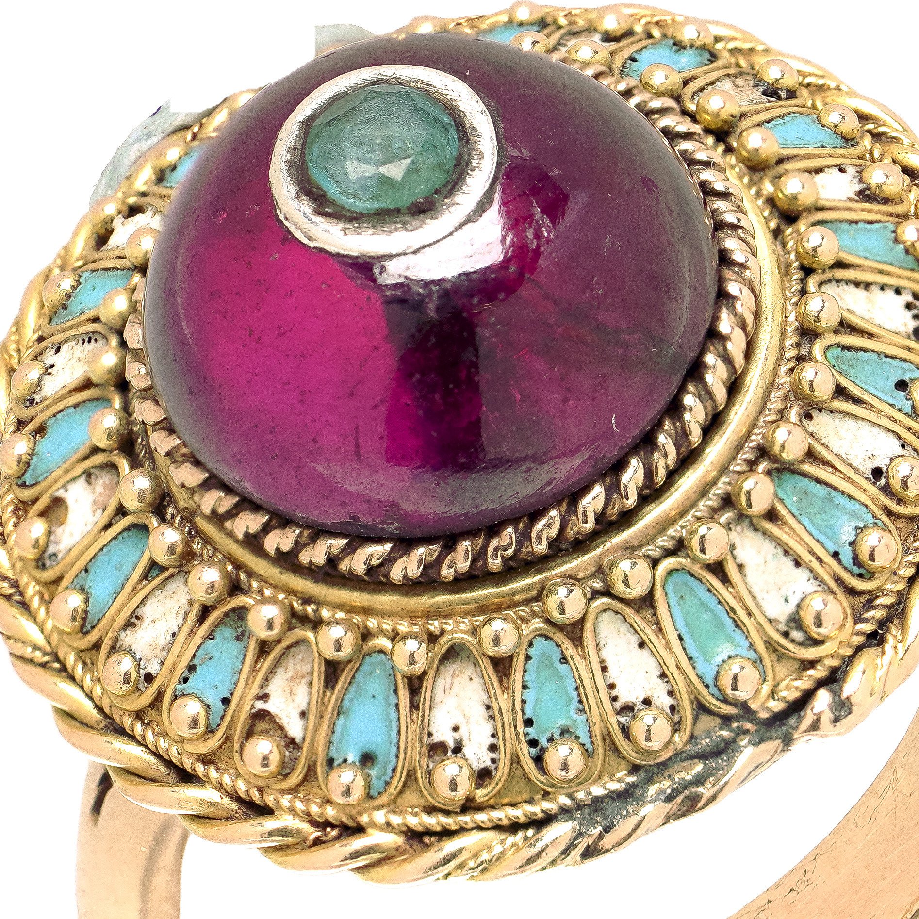 9kt-gold-cabochon-amethyst-and-enamel-cluster-ring-turquoise-and-white-08-detail-128.jpg