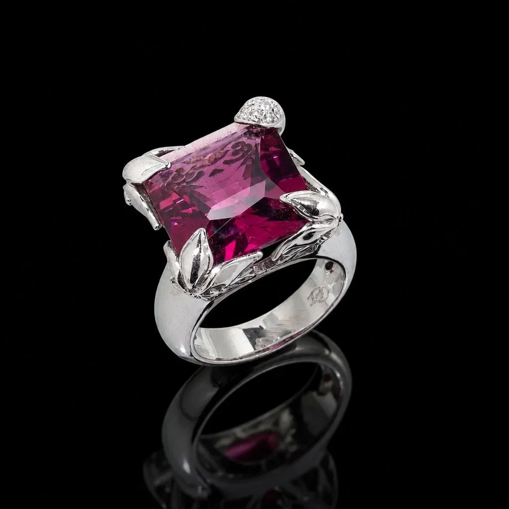 Carrera y Carrera 18KT Gold Pink Tourmaline Cocktail Ring
