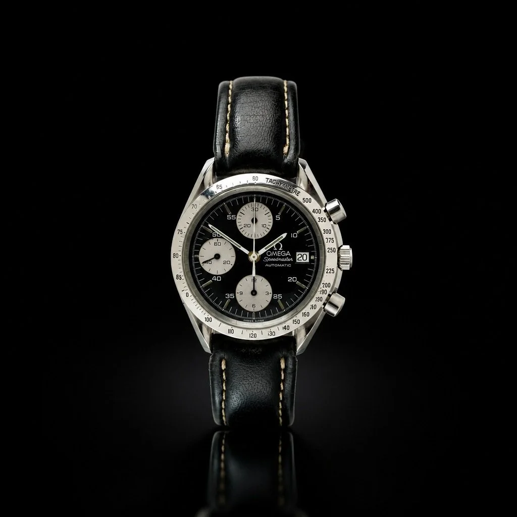 Omega Speedmaster Date Ref. 3511.50 Reverse Panda Chronograph 39mm Steel, Circa 1990s