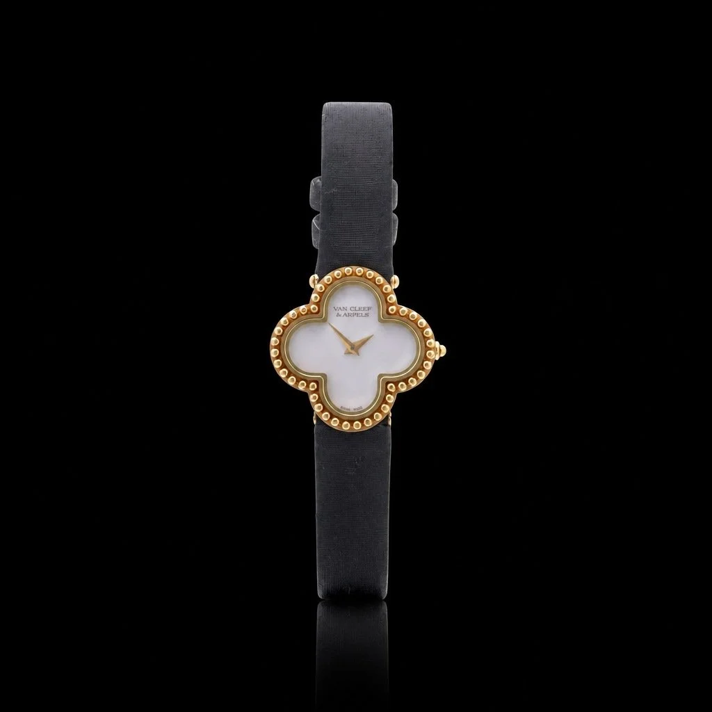 Van Cleef & Arpels Alhambra 18KT Gold Mother-of-Pearl Ladies Watch, Ref. HH56391