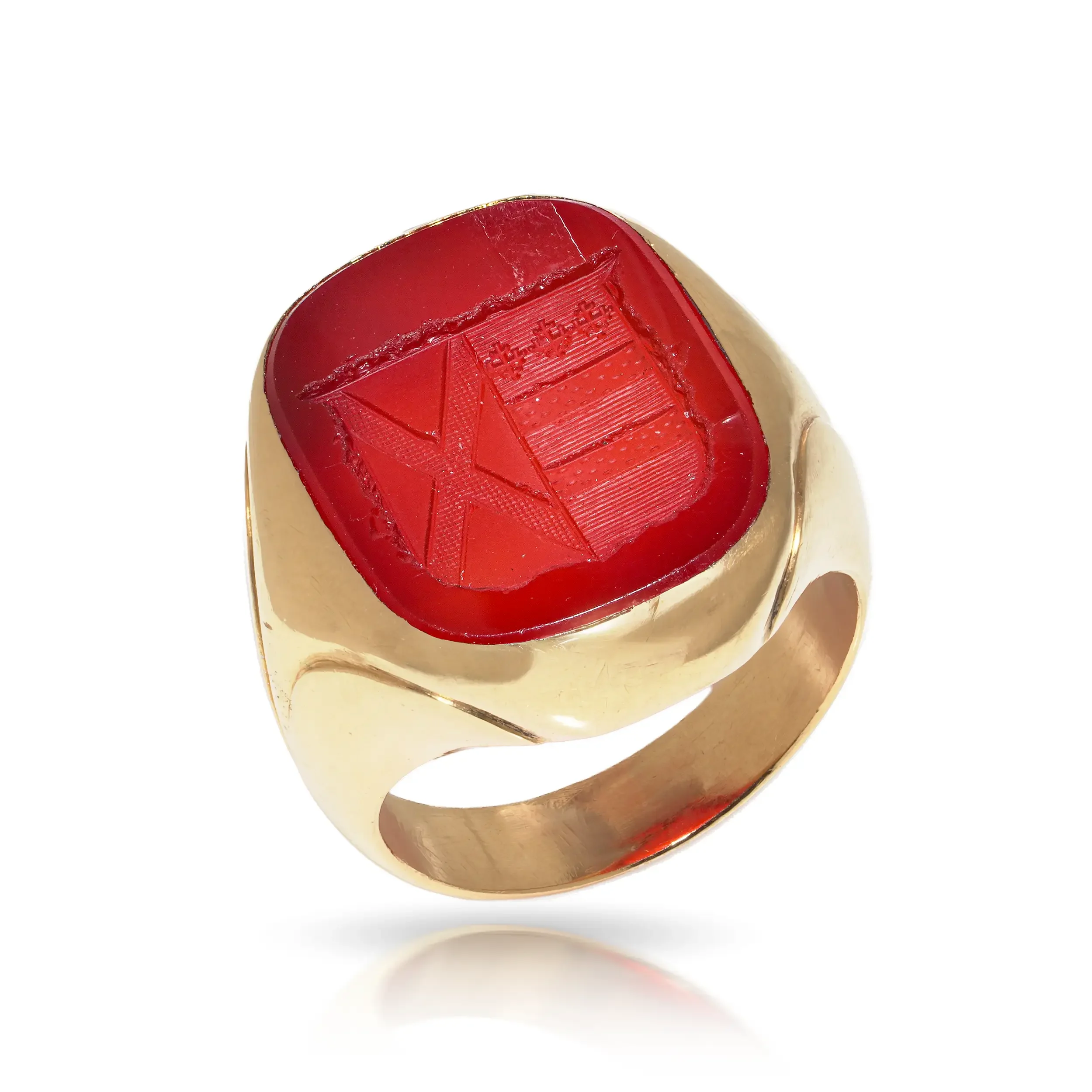 Antique-18kt-gold-carnelian-intaglio-heraldic-signet-ring-uk-r-Mozeris-Fine-Antiques5.webp