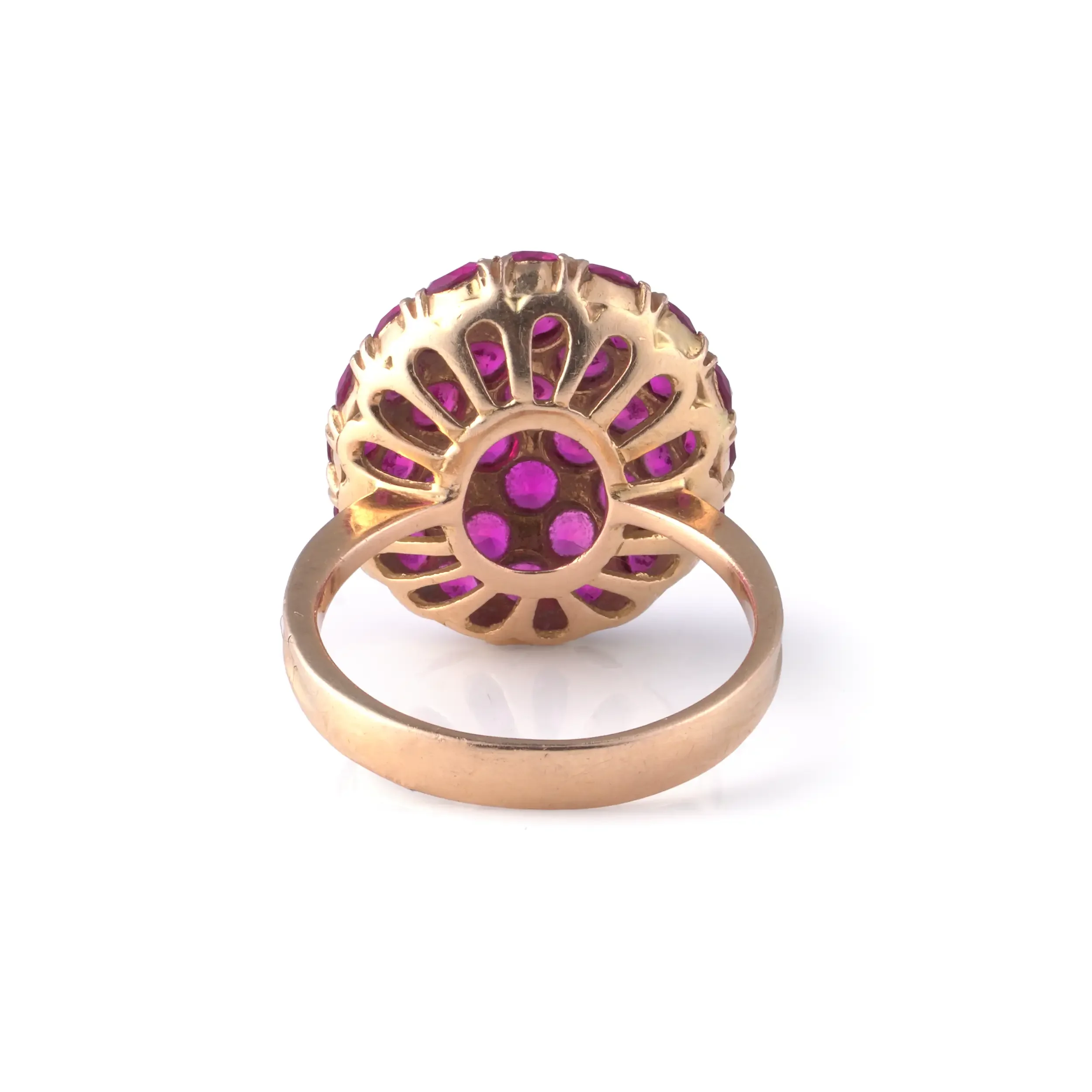 Mozeris-Fine-Antiques-Vintage-Ruby-Cluster-Ring-18KT-Gold-Rubies3.webp