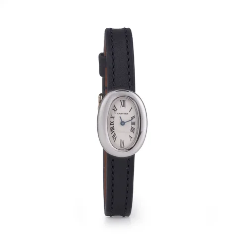 Cartier Baignoire Mini Watch Ref. 2369, White Gold, Quartz, c. 1998