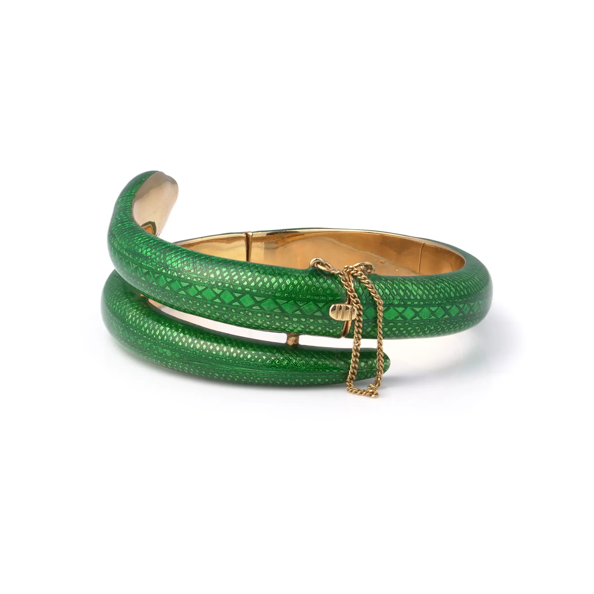 Mozeris-Fine-Antiques--Vintage-Green-Enamel-Snake-Bracelet-18KT-Gold-Circa-1970s-4.webp