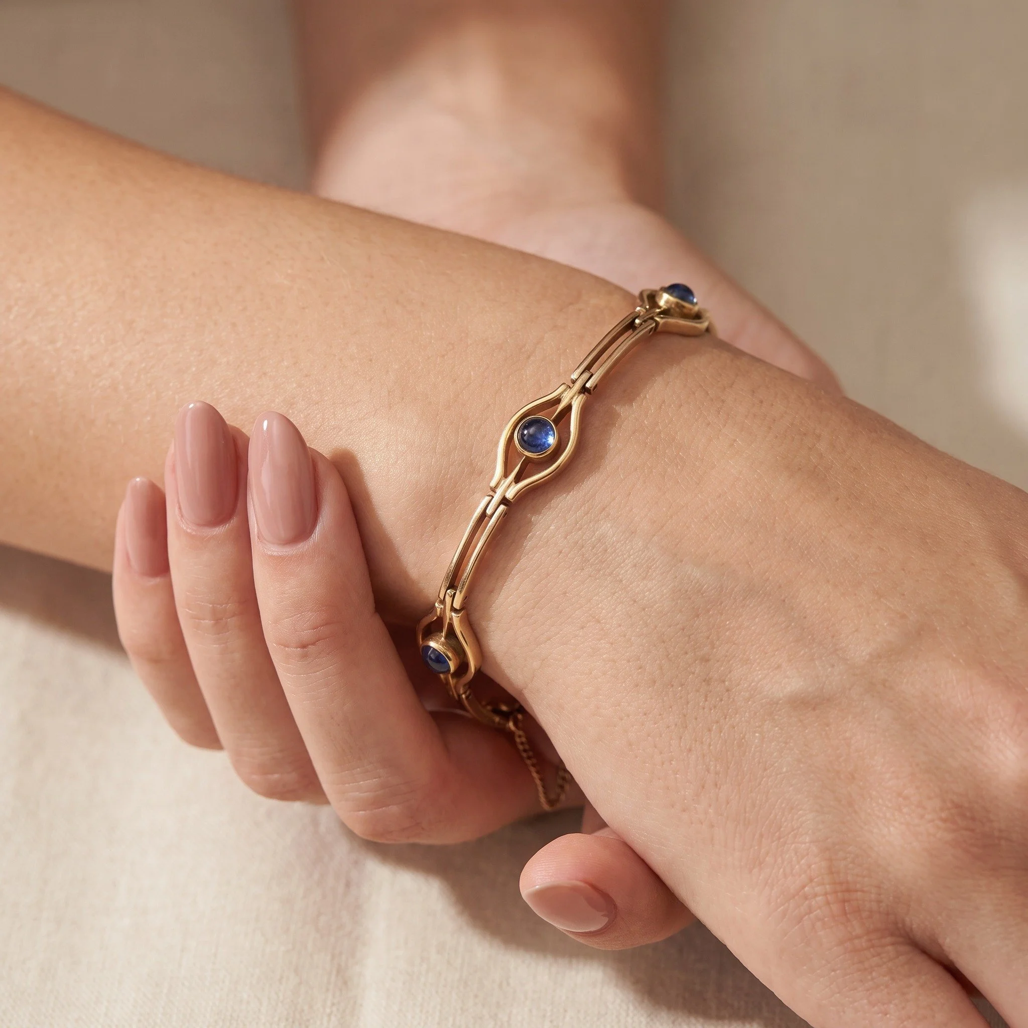 imperial-russian-14kt-gold-and-sapphire-bracelet-07-worn-Mozeris-Fine-Antiques.jpg