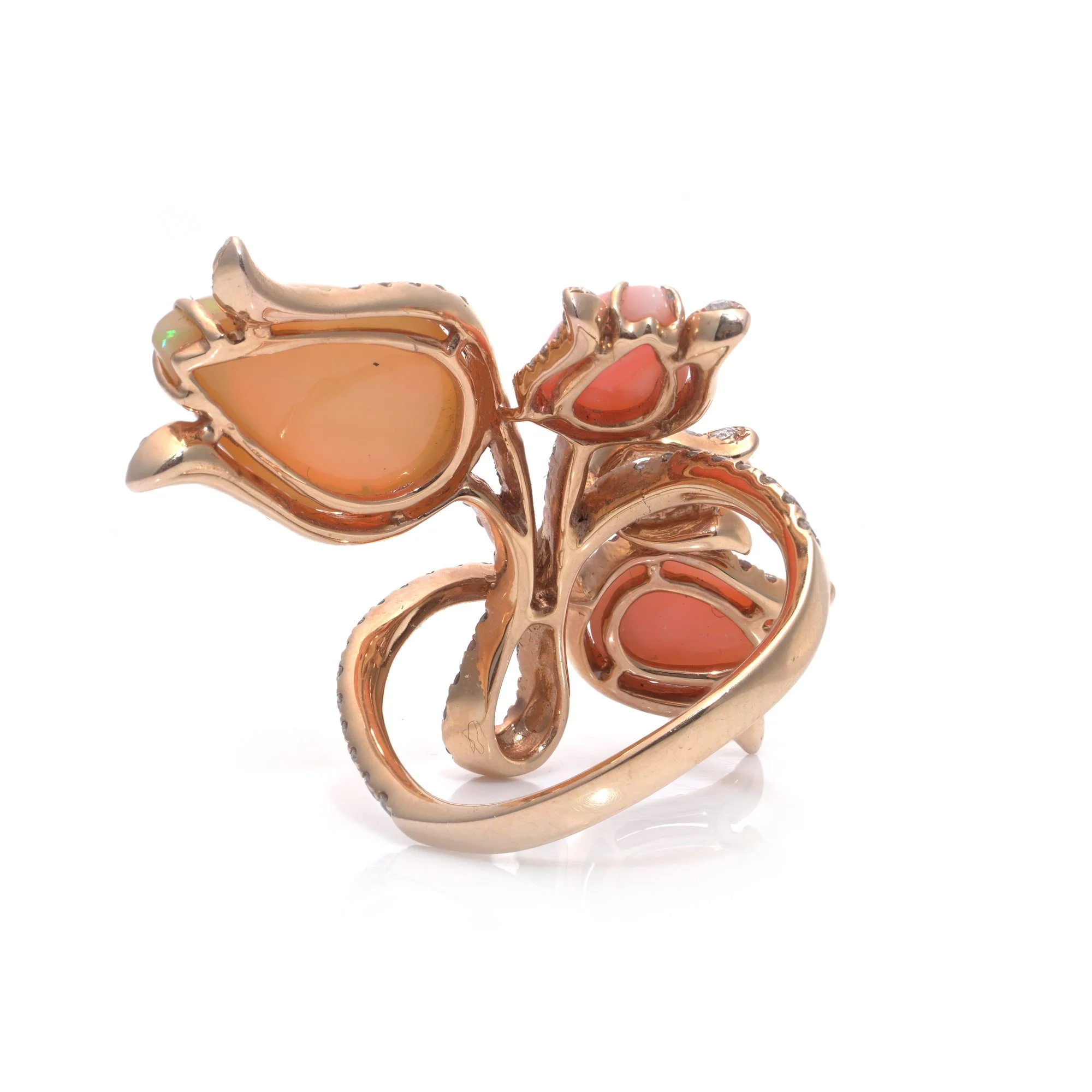 mozeris-fine-antiques-contemporary-18kt-gold-opal-coral-diamond-flower-ring5.jpg