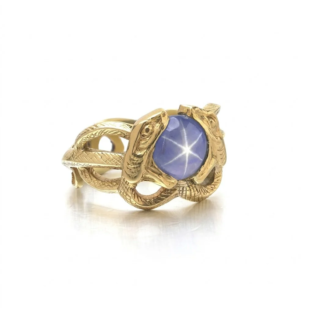 early-20th-century-18kt-gold-ceylon-star-sapphire-double-snake-ring-03-Mozeris-Fine-Antiques.jpg