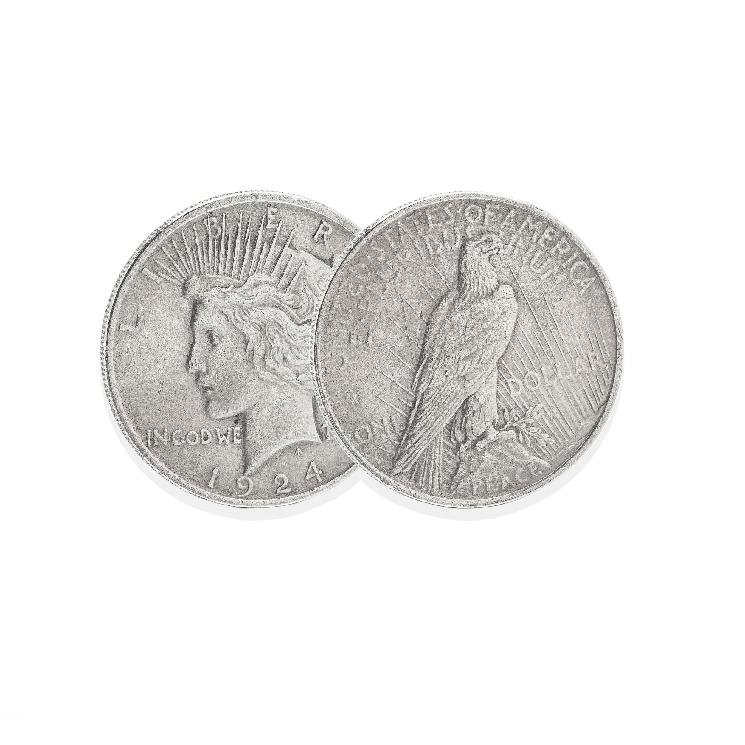 Peace Silver Dollar 1924, United States 90 Percent Silver Coin