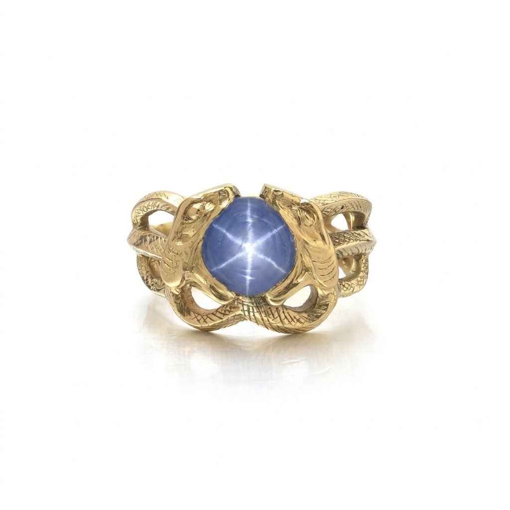 early-20th-century-18kt-gold-ceylon-star-sapphire-double-snake-ring-02-Mozeris-Fine-Antiques.jpg