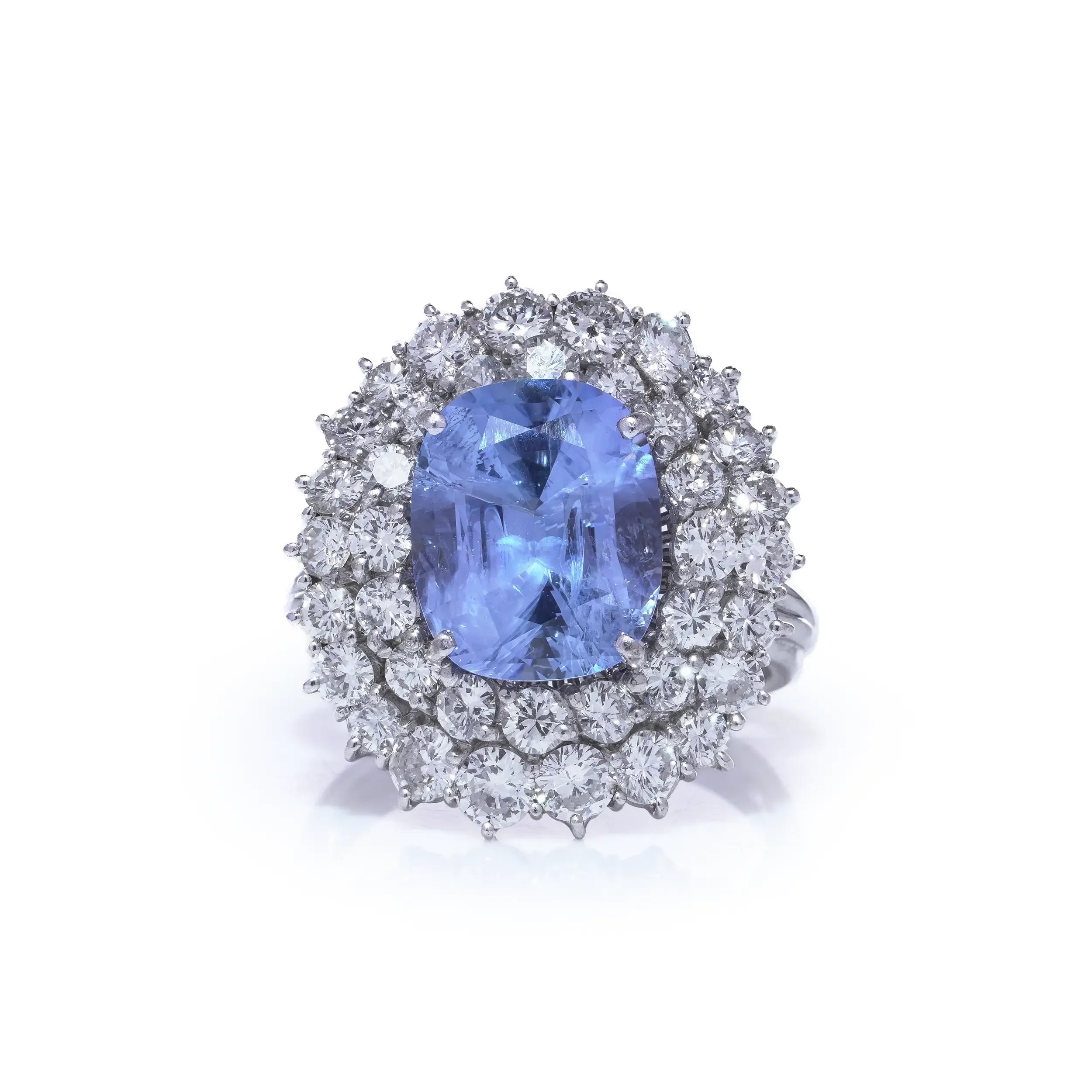 Mozeris-Fine-Antiques-18KT-White-Gold-Natural-Ceylon-Sapphire-&-Diamond-Cluster-Ring-5.91ct-2.webp