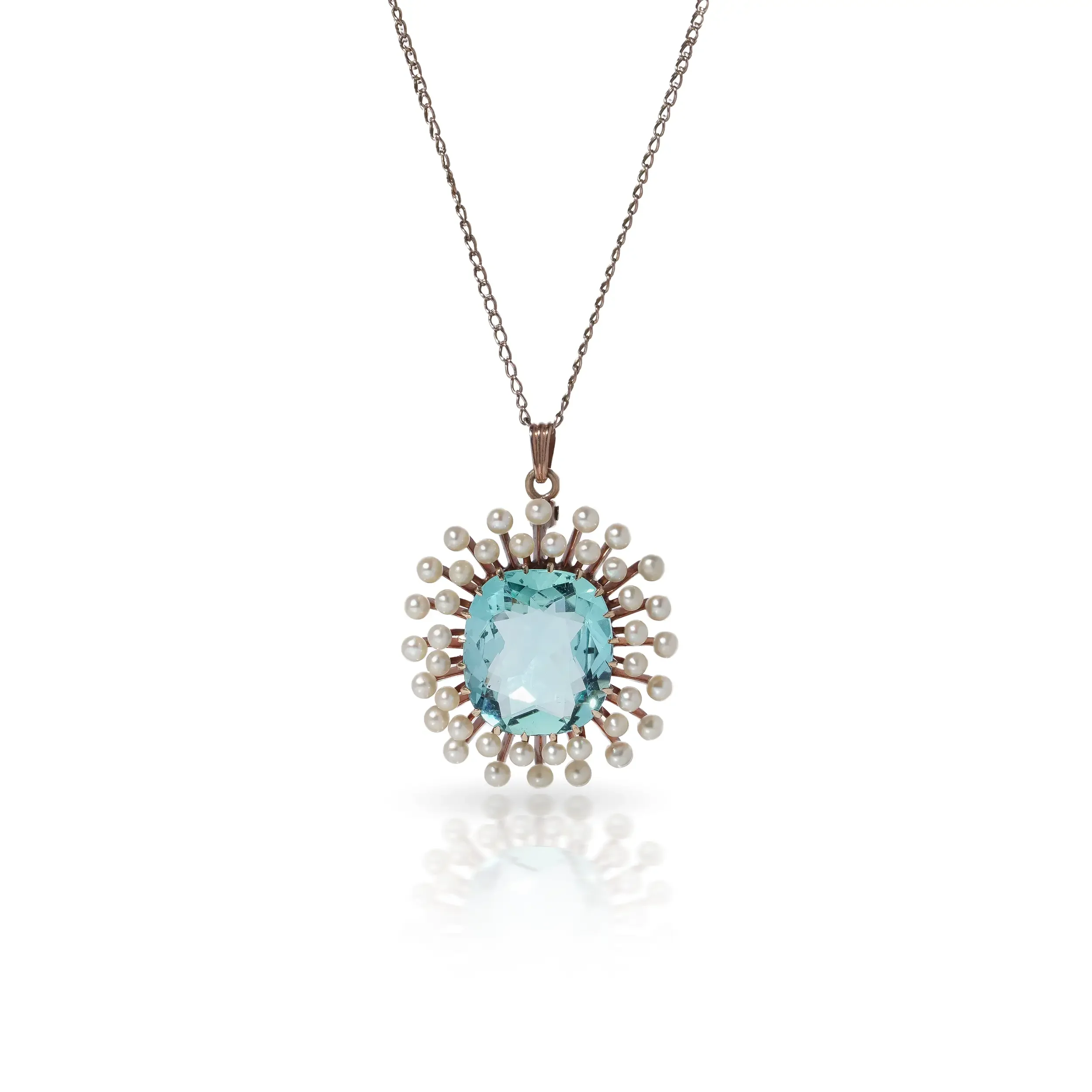 Victorian-10ct-natural-aquamarine-pearl-sunburst-pendant-necklace-Mozeris-Fine-Antiques.webp