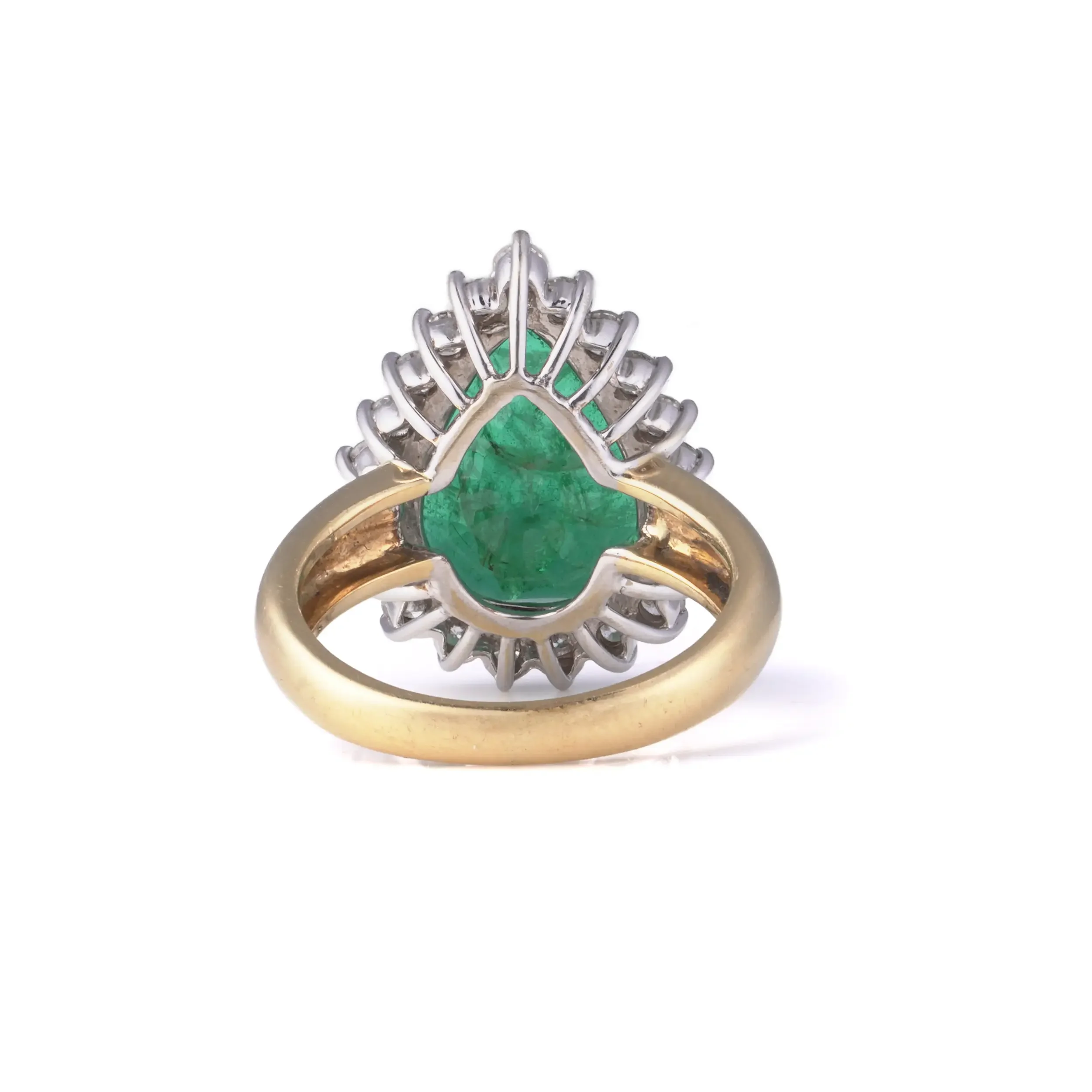 Mozeris-Fine-Antiques-Vintage-6ct-Natural-Emerald-&-Diamond-Cluster-Ring4.webp
