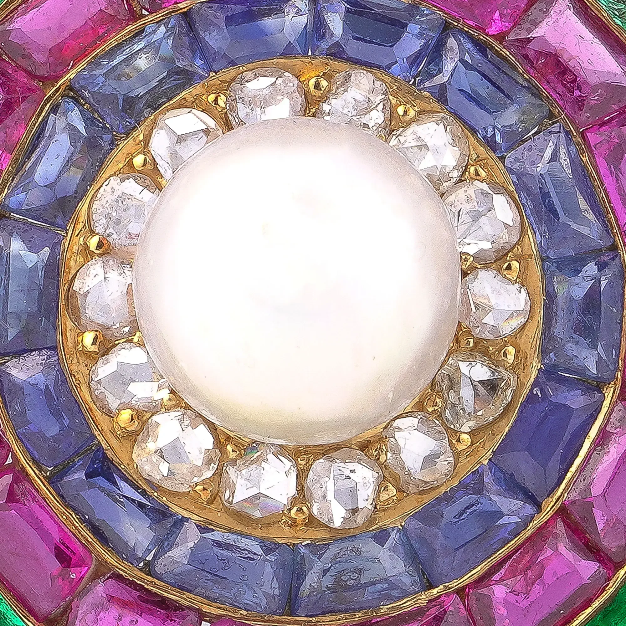 Mozeris-Fine-Antiques-Antique-19th-Century-18KT-Gold-Multi-Gem-Brooch-with-Natural-Pearl,-Emeralds,-Rubies,-Sapphires-and-Rose-Cut-Diamonds5.webp