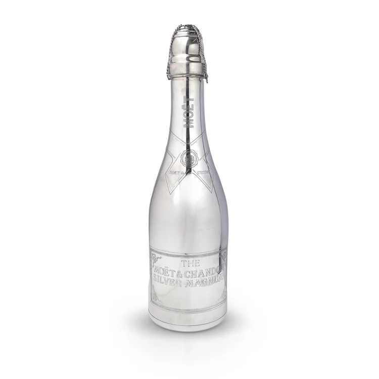 Garrard & Co Silver Moët & Chandon Champagne Holder, London 1990