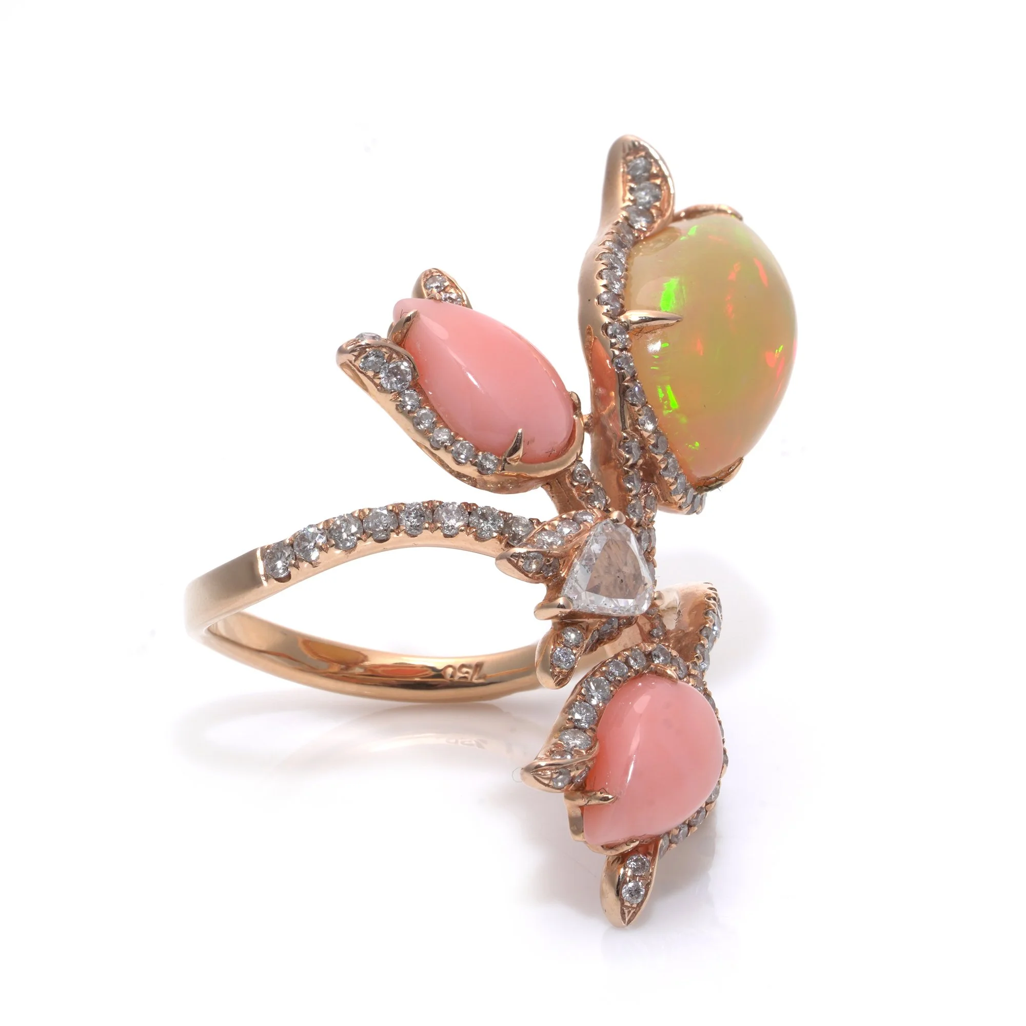 mozeris-fine-antiques-contemporary-18kt-gold-opal-coral-diamond-flower-ring4.jpg