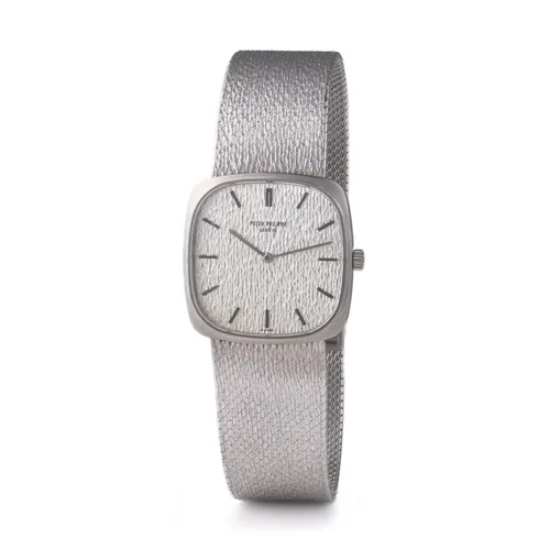 Vintage Patek Philippe Wristwatch 18KT White Gold, Circa 1980's