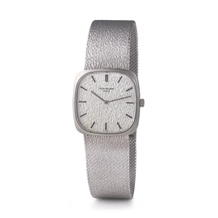 Vintage Patek Philippe Wristwatch 18KT White Gold, Circa 1980's