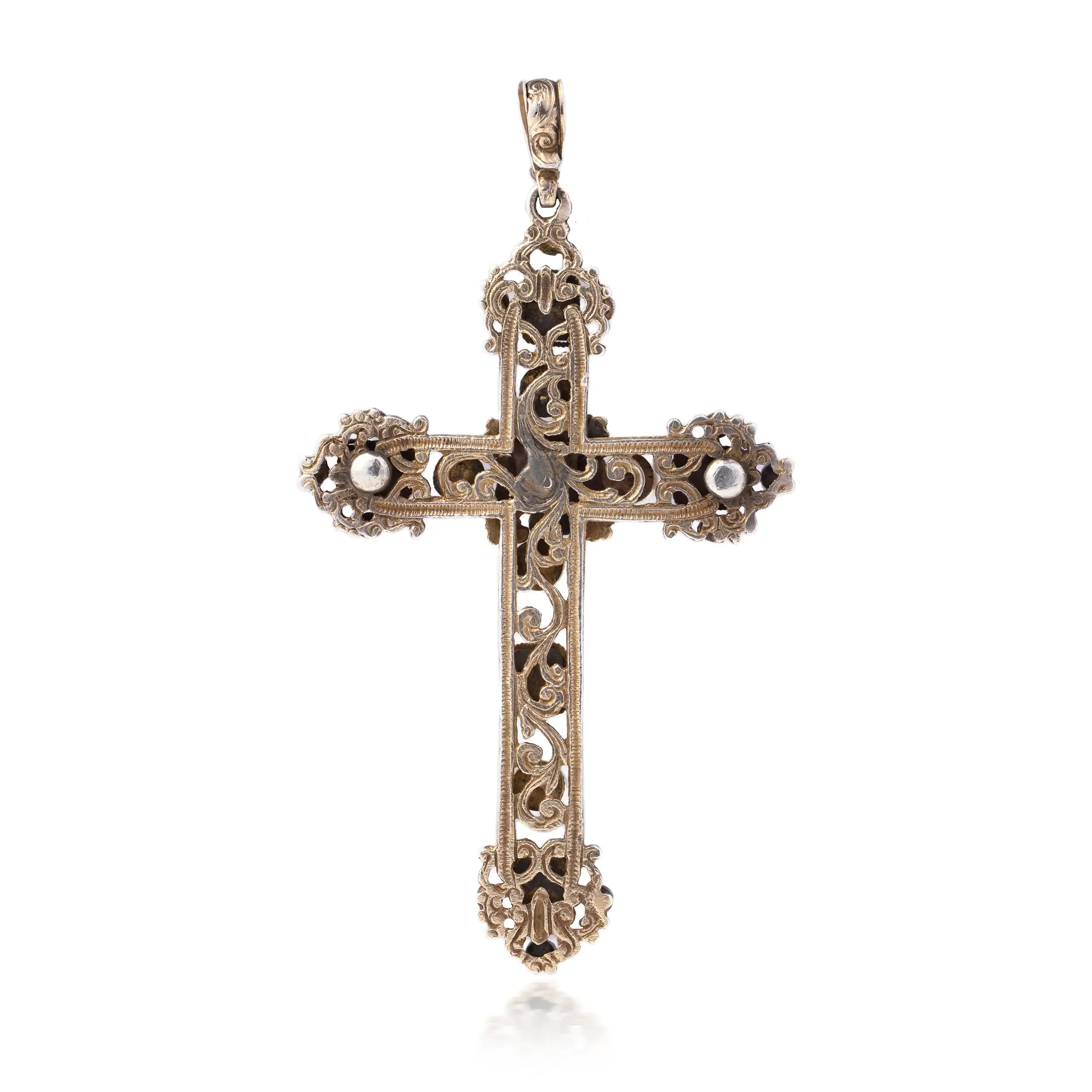 Mozeris-Fine-Antiques--Antique-Victorian-Gem-Set-Cross-Pendant-in-Silver-and-Silver-Gilt3.webp