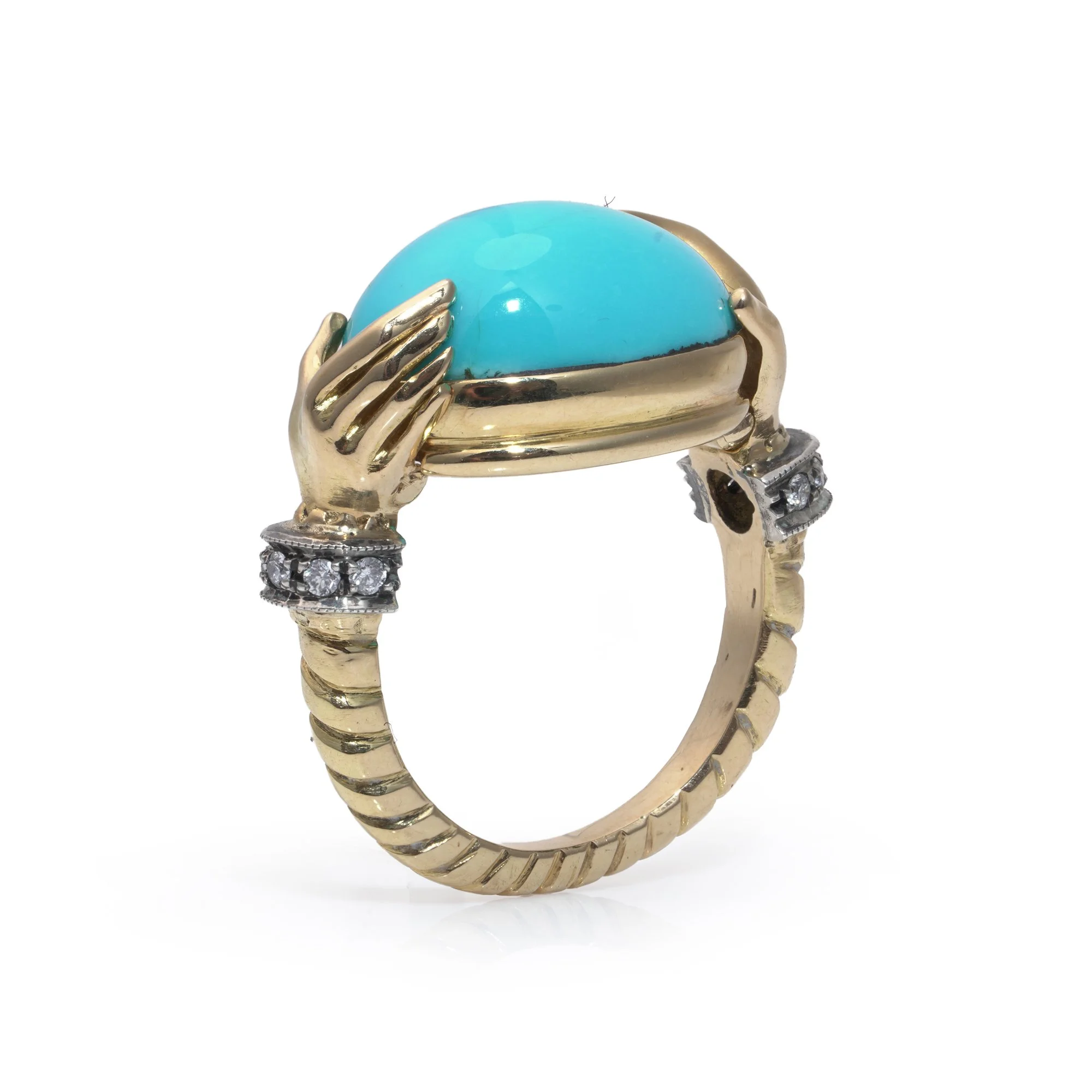 mozeris-fine-antiques-vintage-18kt-gold-turquoise-diamond-hand-ring1.jpg