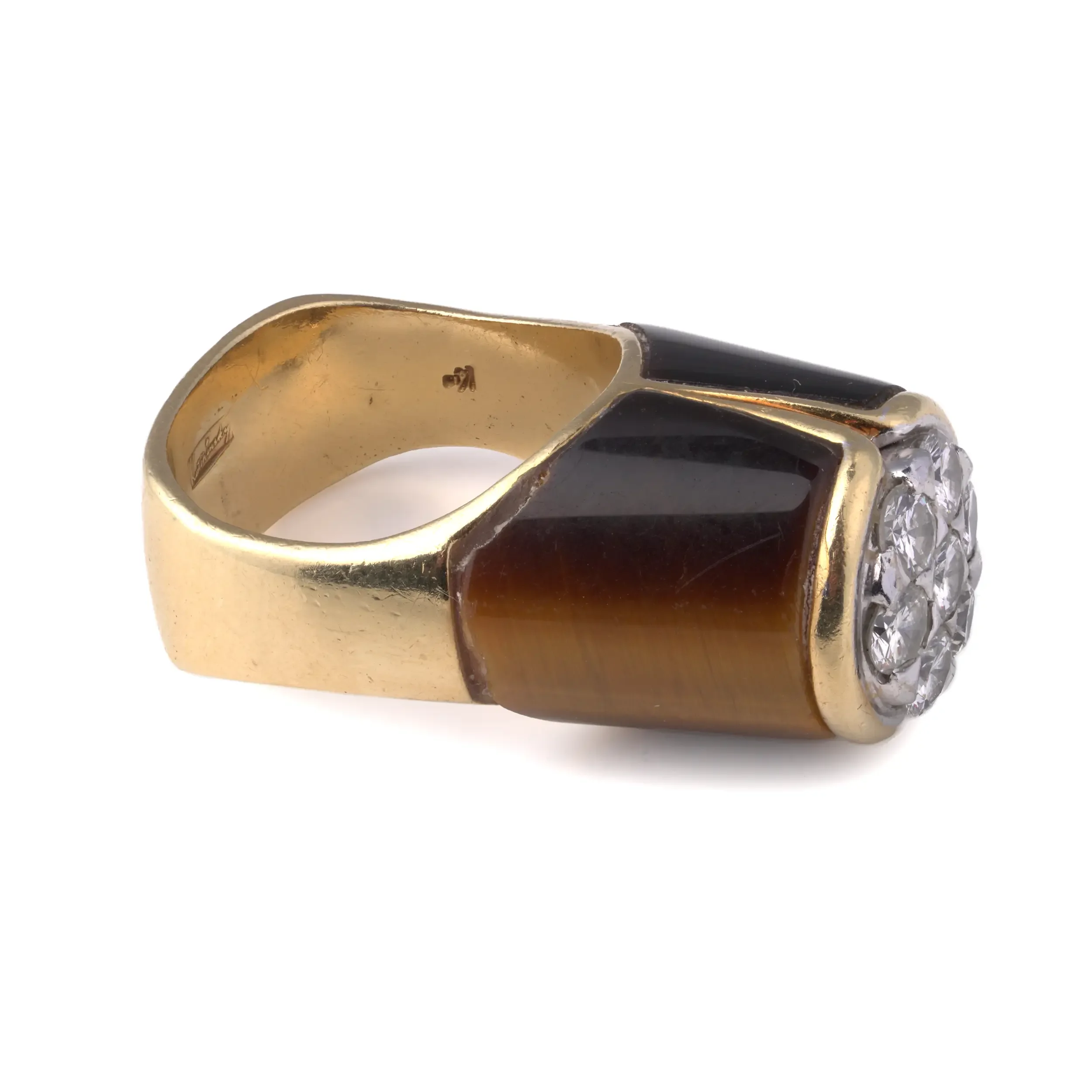 Mozeris-Fine-Antiques-Vintage-Kutchinsky-Tiger’s-Eye-&-Diamond-Ring-1970s-6.webp
